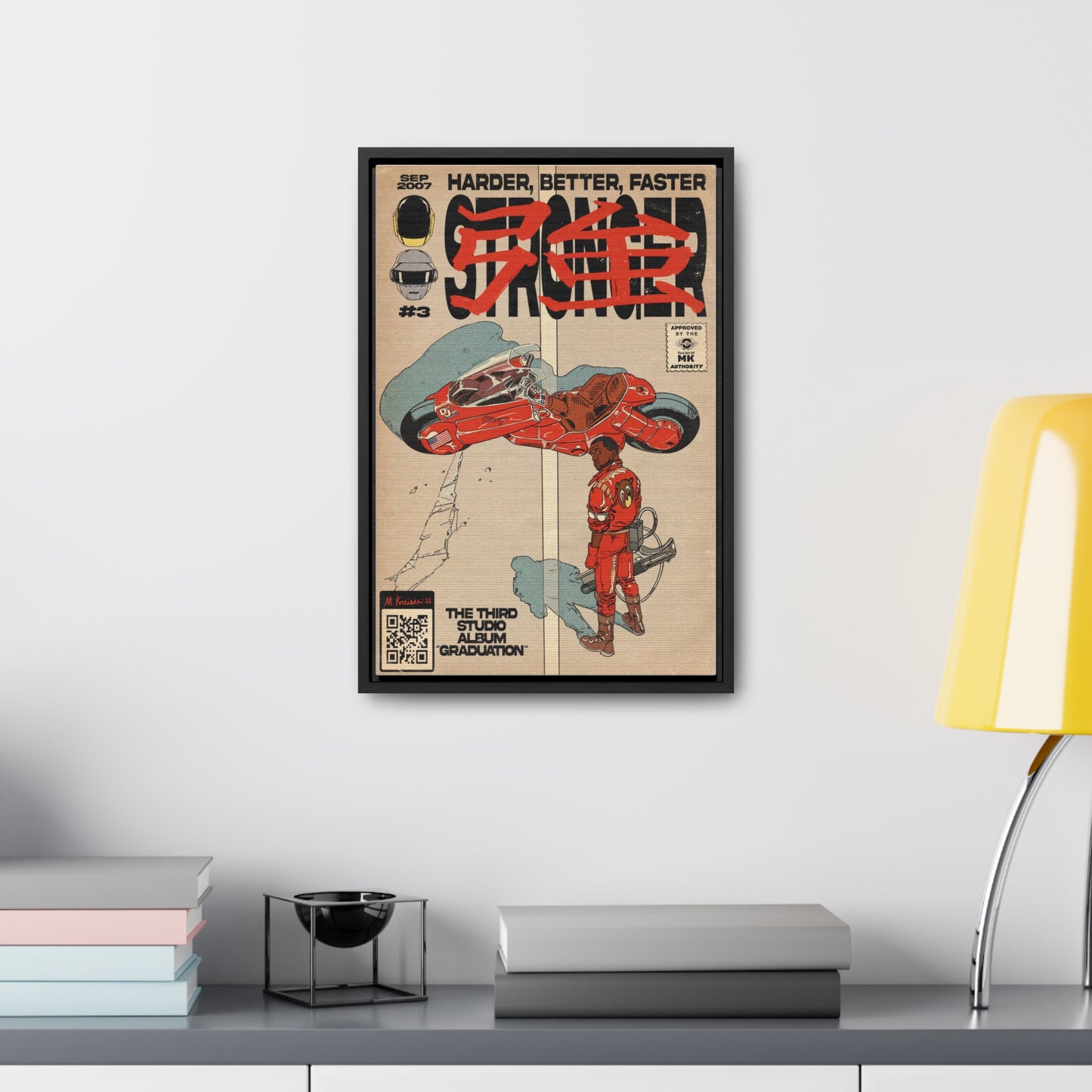 Kanye West - Stronger - Gallery Canvas Wraps, Vertical Frame