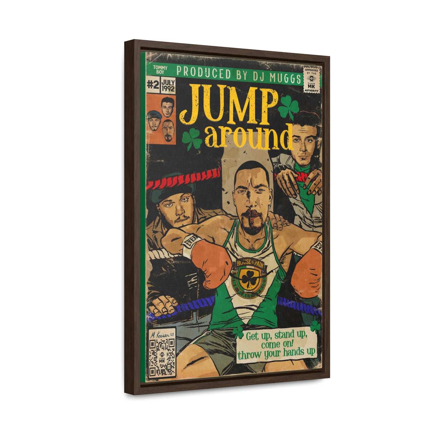 House of Pain - Jump Around - Gallery Canvas Wraps, Vertical Frame