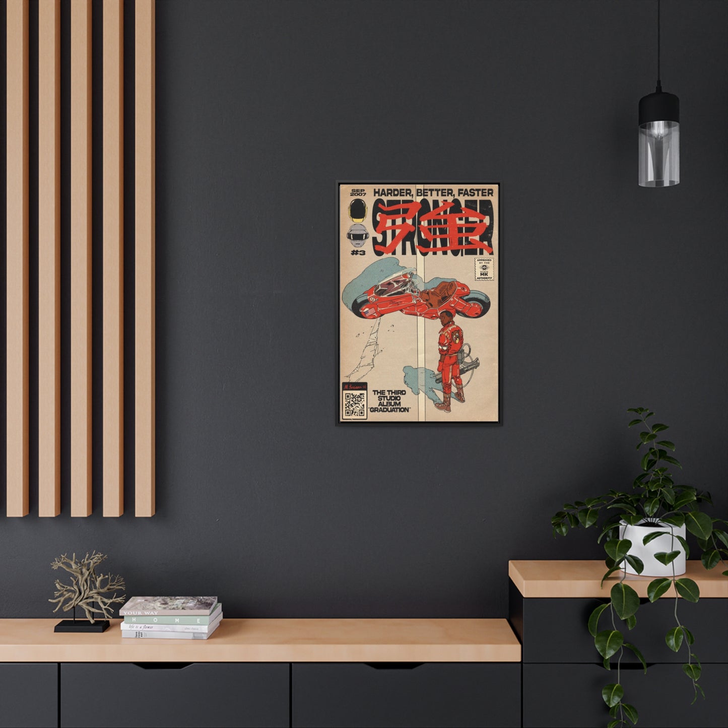 Kanye West - Stronger - Gallery Canvas Wraps, Vertical Frame