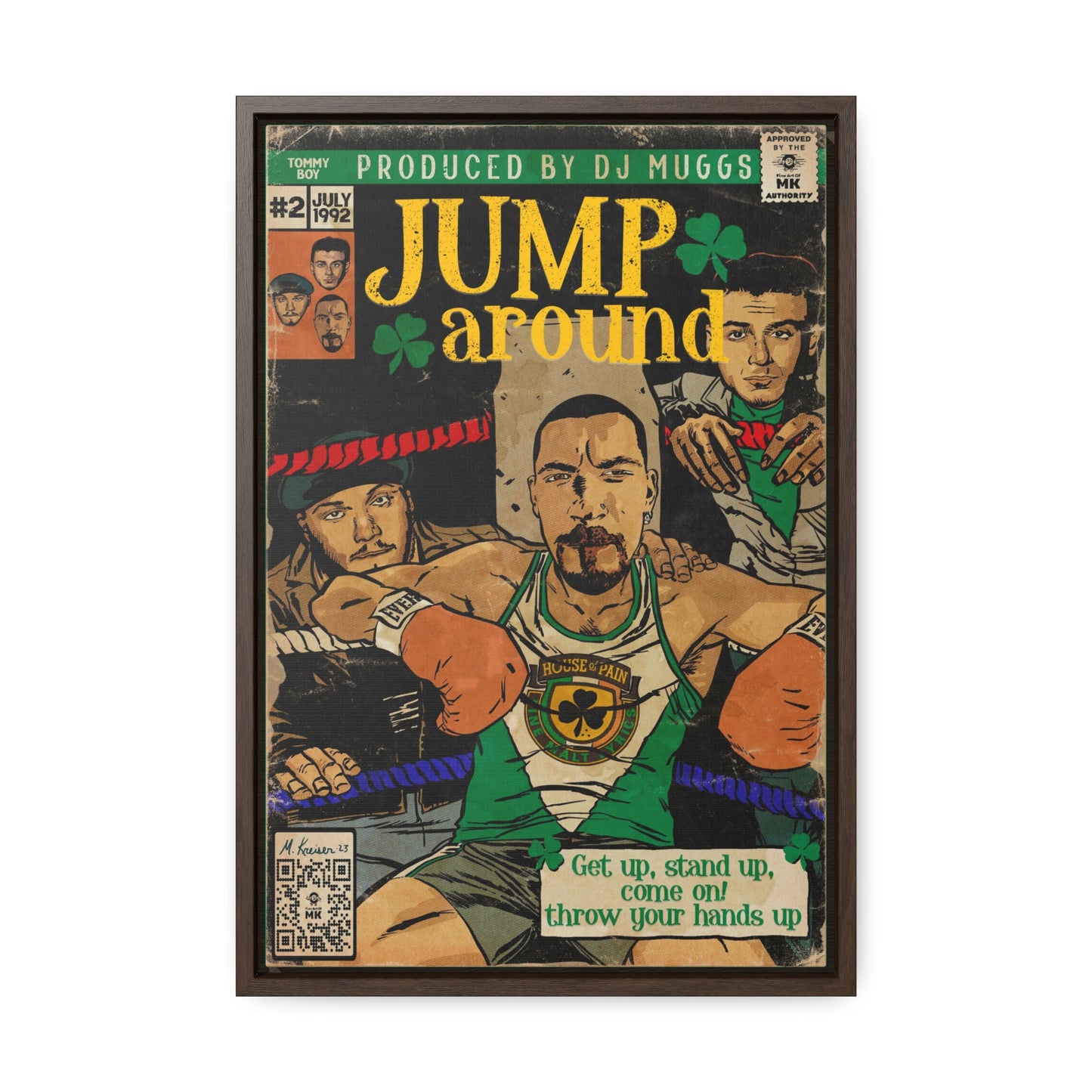 House of Pain - Jump Around - Gallery Canvas Wraps, Vertical Frame