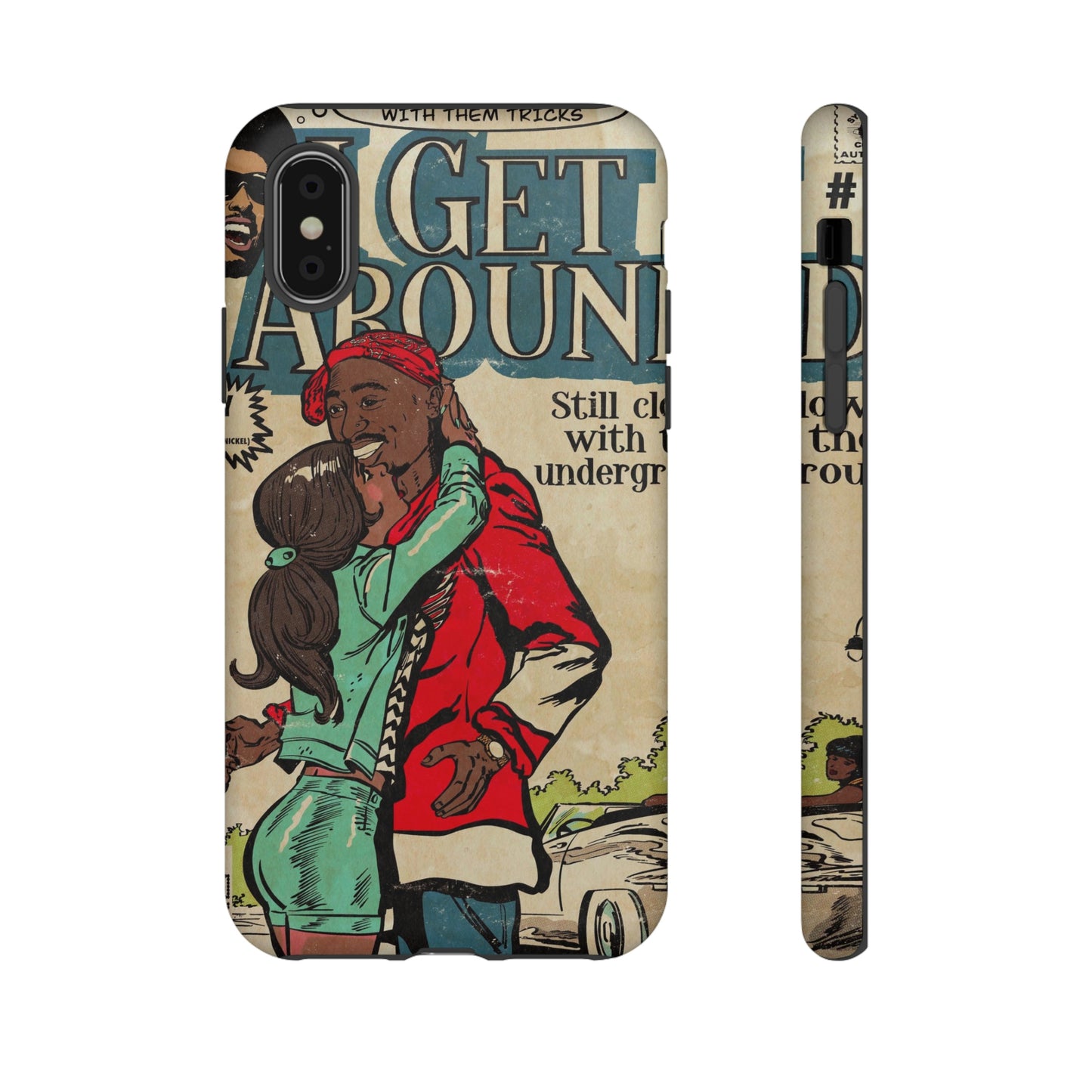 2Pac - I Get Around - Tupac - Tough Phone Cases