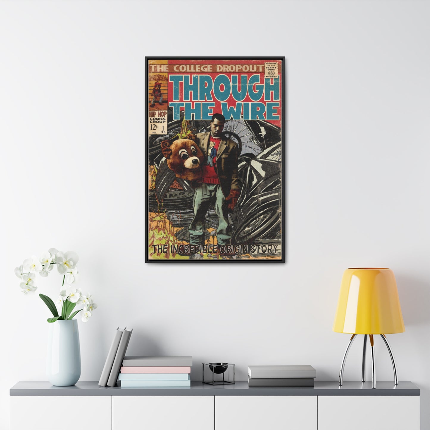 Kanye West - Through the Wire - Gallery Canvas Wraps, Vertical Frame