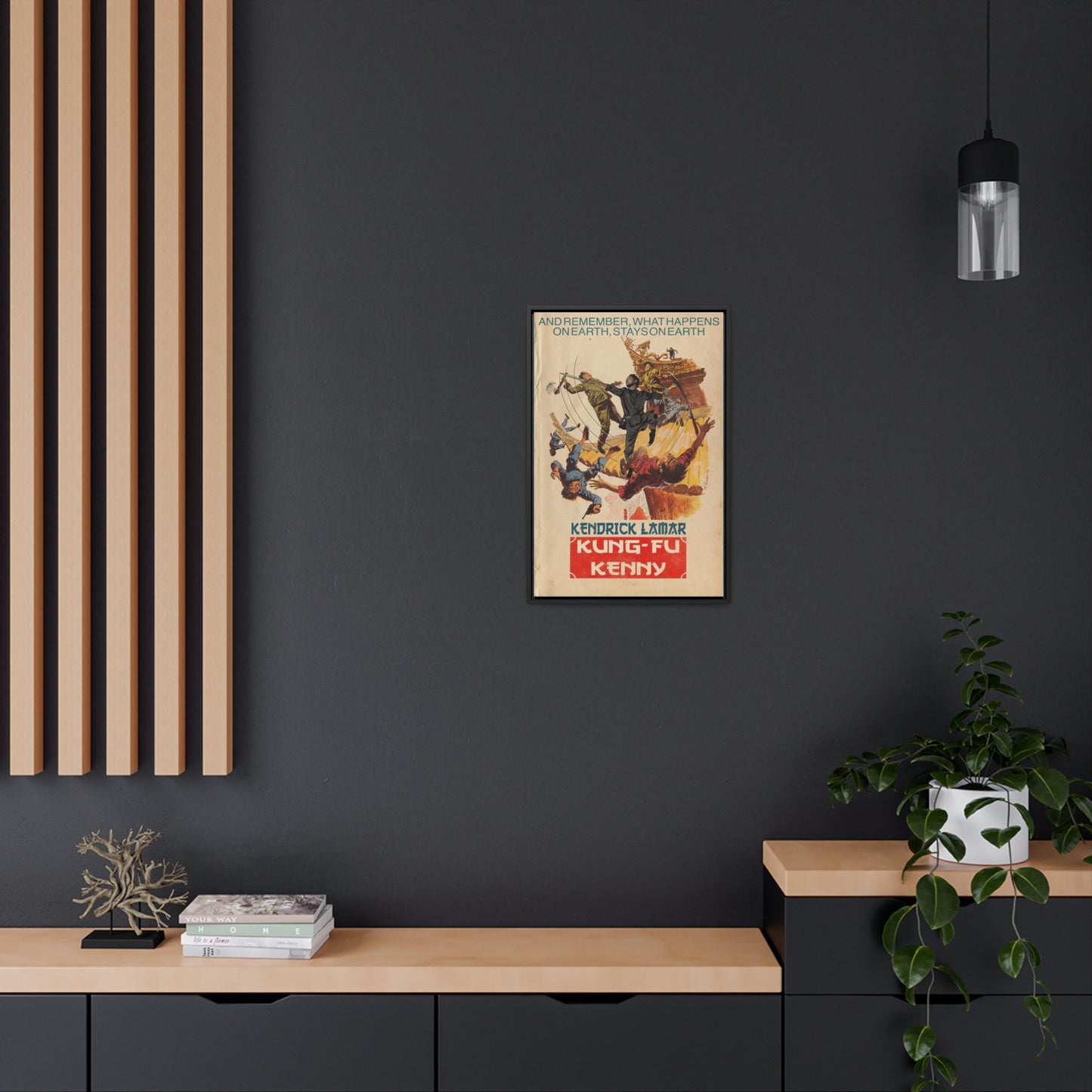 Kendrick Lamar - Kung Fu Kenny - Gallery Canvas Wraps, Vertical Frame