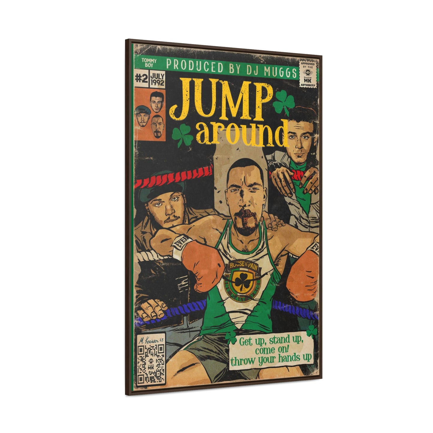 House of Pain - Jump Around - Gallery Canvas Wraps, Vertical Frame