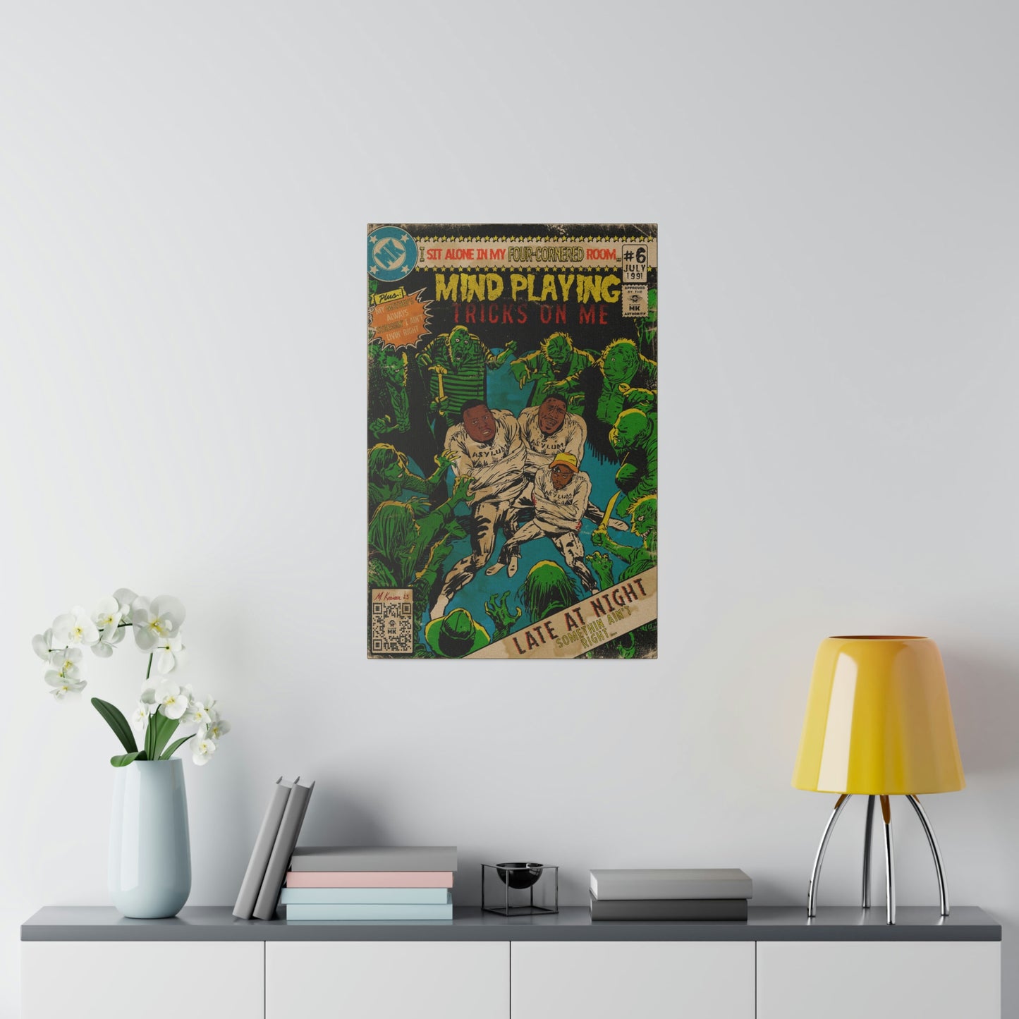 Gets Boys - Mind Playing Tricks - Matte Canvas, Stretched, 0.75"