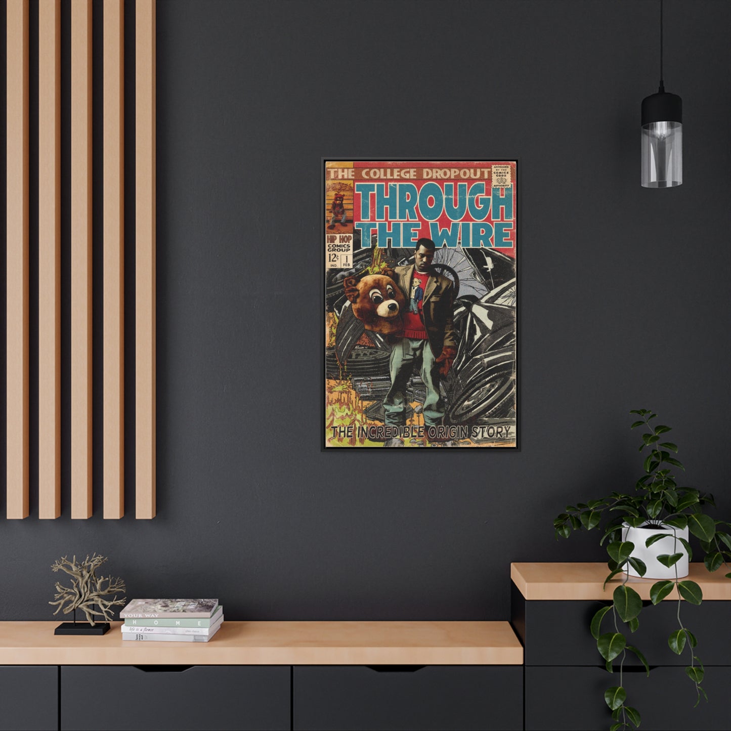 Kanye West - Through the Wire - Gallery Canvas Wraps, Vertical Frame