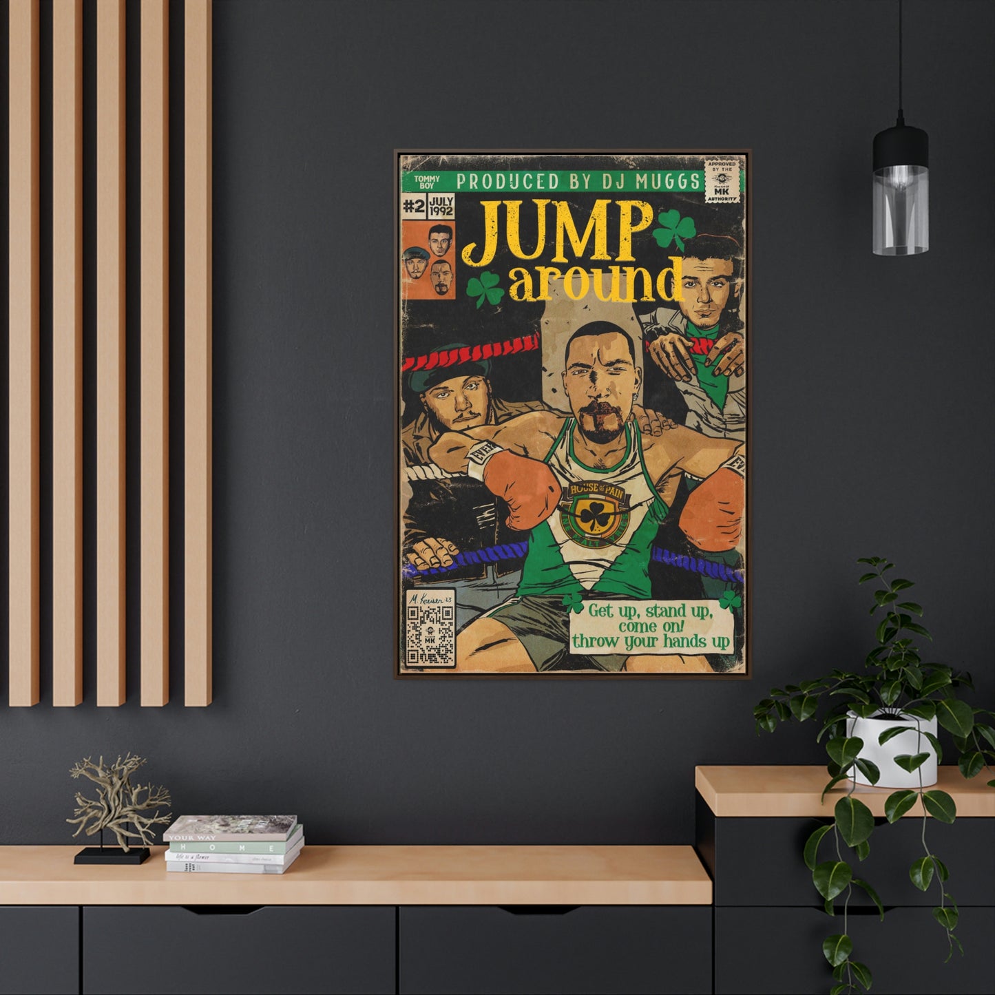 House of Pain - Jump Around - Gallery Canvas Wraps, Vertical Frame