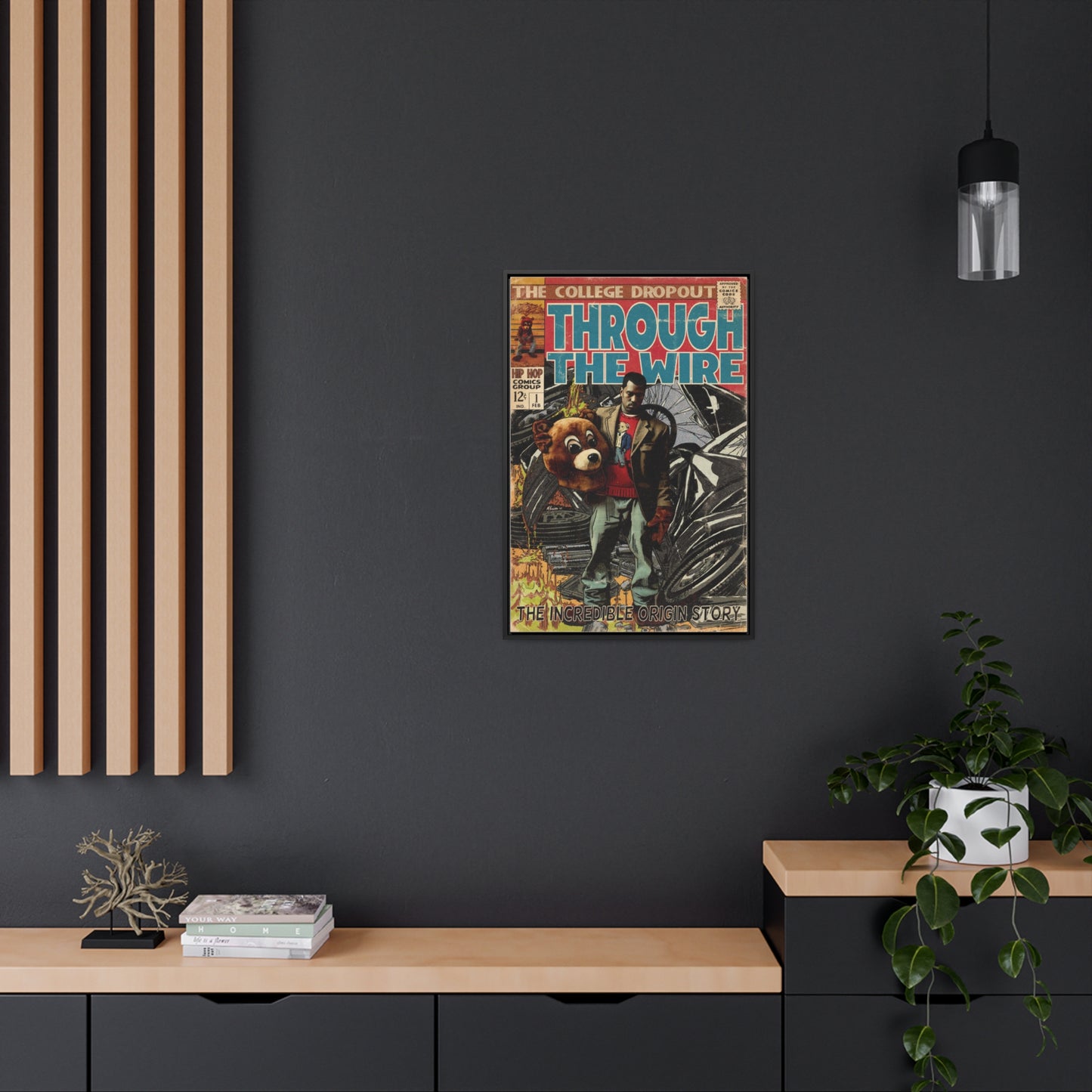 Kanye West - Through the Wire - Gallery Canvas Wraps, Vertical Frame