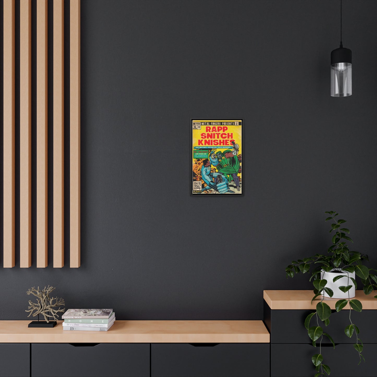 MF DOOM - Rapp Snitch Knishes - Gallery Canvas Wraps, Vertical Frame