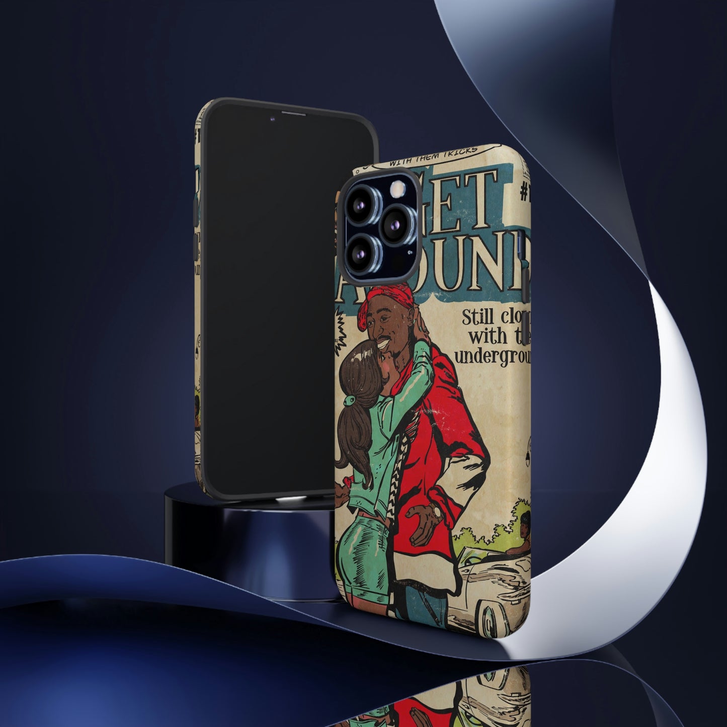 2Pac - I Get Around - Tupac - Tough Phone Cases