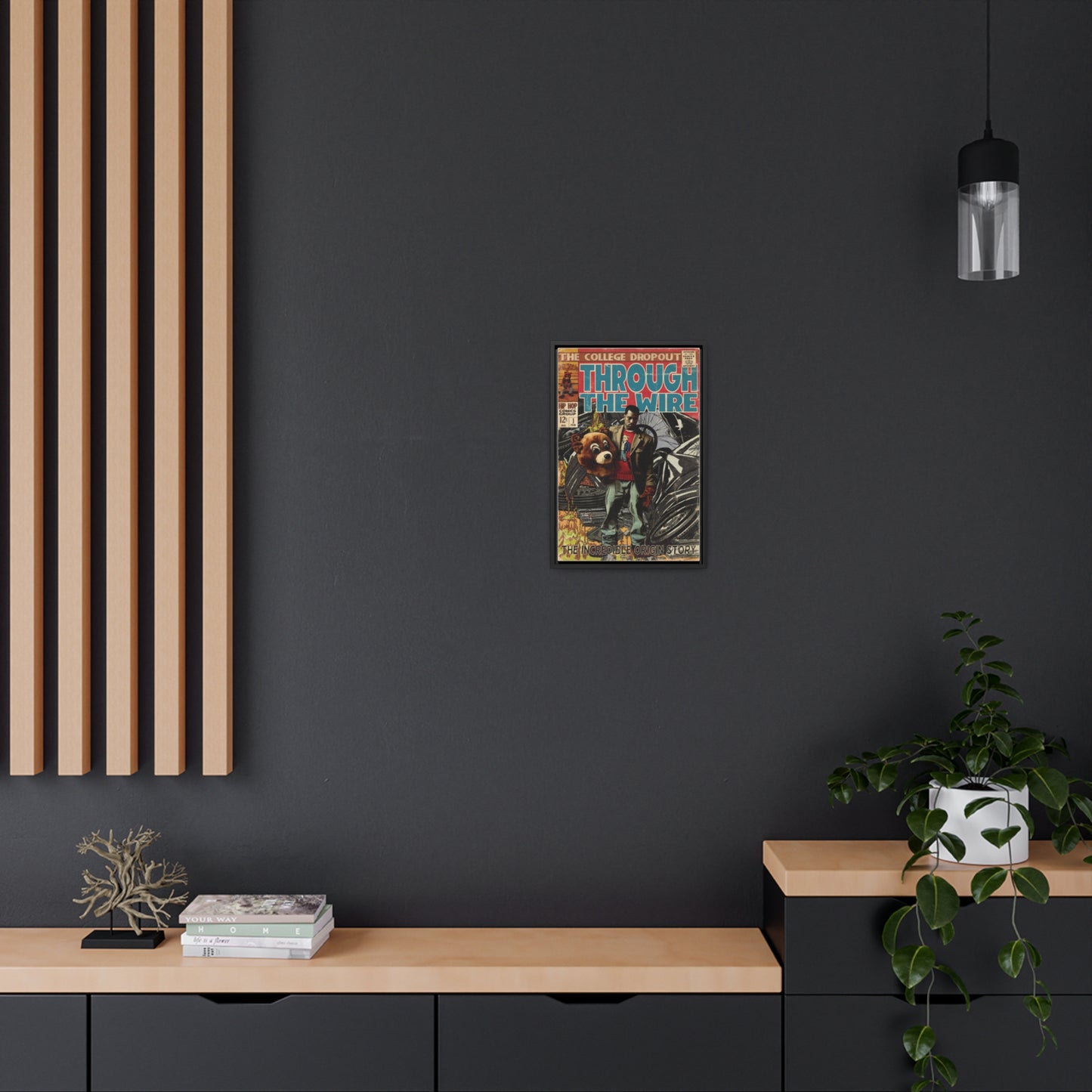 Kanye West - Through the Wire - Gallery Canvas Wraps, Vertical Frame