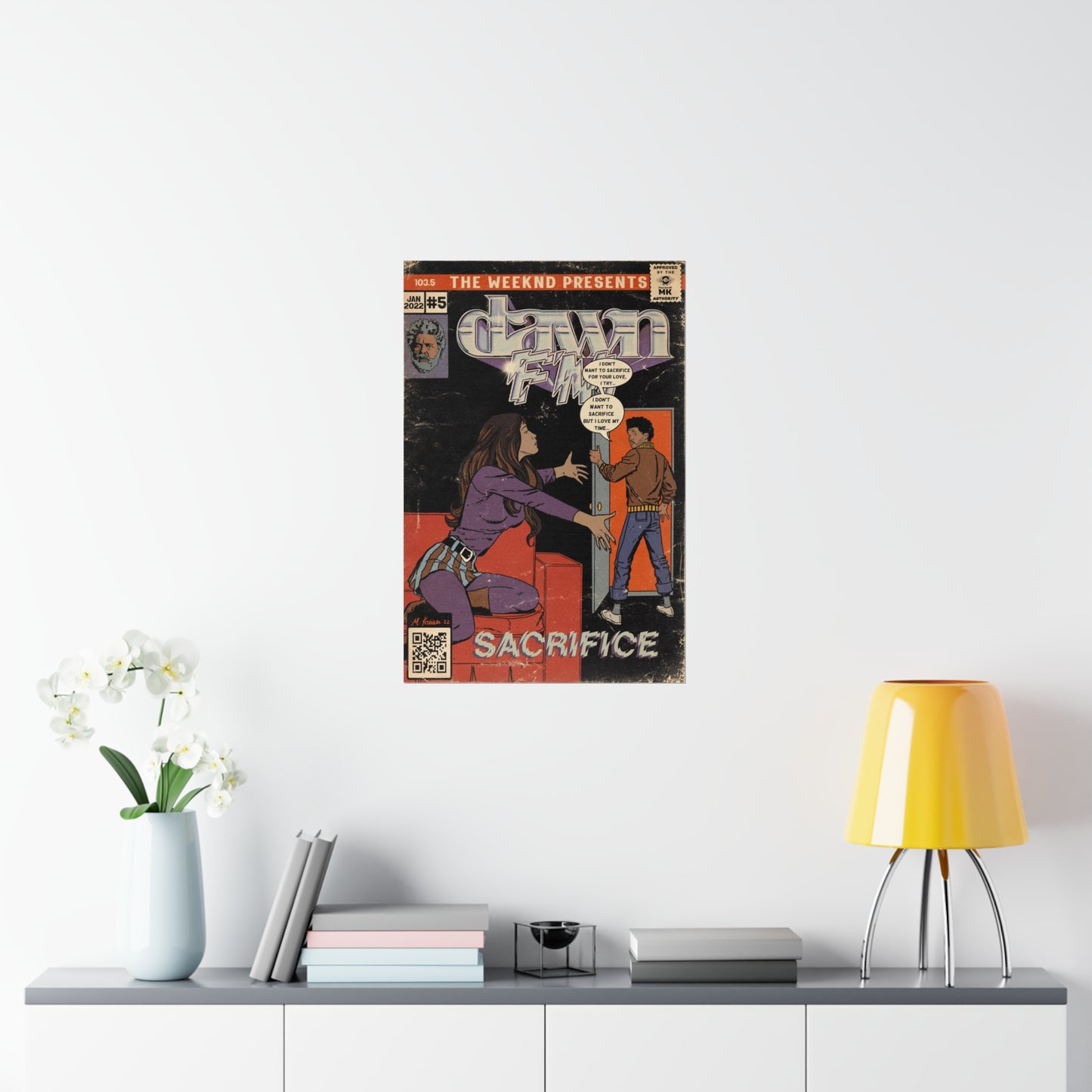 The Weekend- Sacrifice- Dawn FM - Vertical Matte Poster
