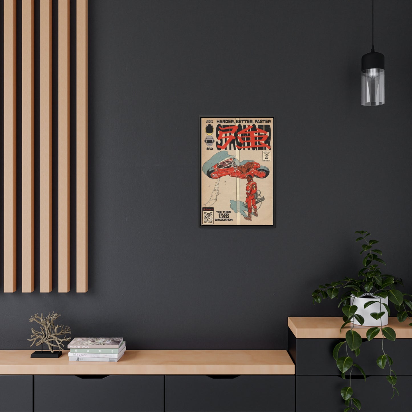 Kanye West - Stronger - Gallery Canvas Wraps, Vertical Frame