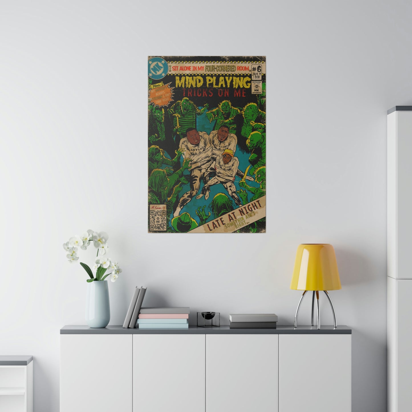 Gets Boys - Mind Playing Tricks - Matte Canvas, Stretched, 0.75"