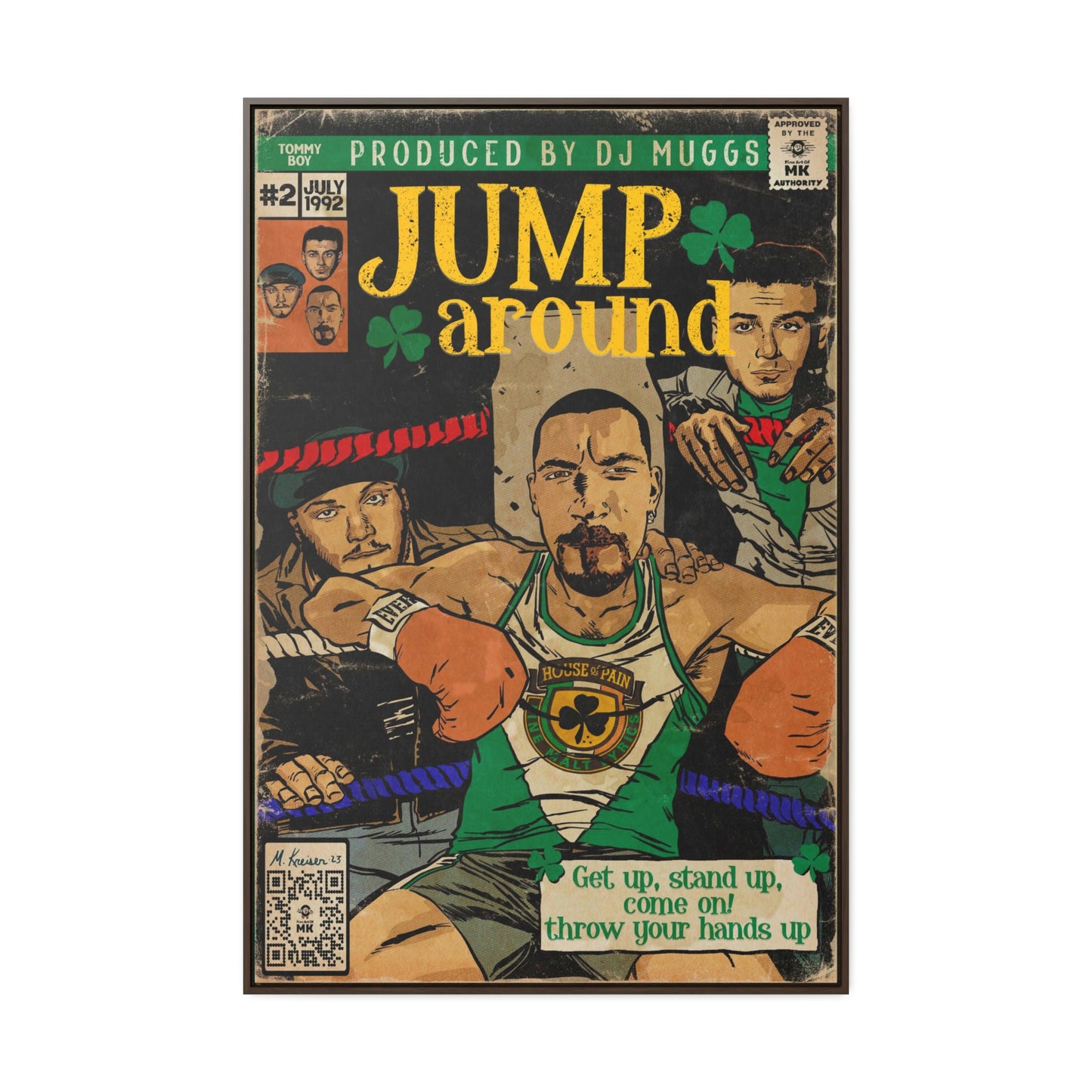 House of Pain - Jump Around - Gallery Canvas Wraps, Vertical Frame