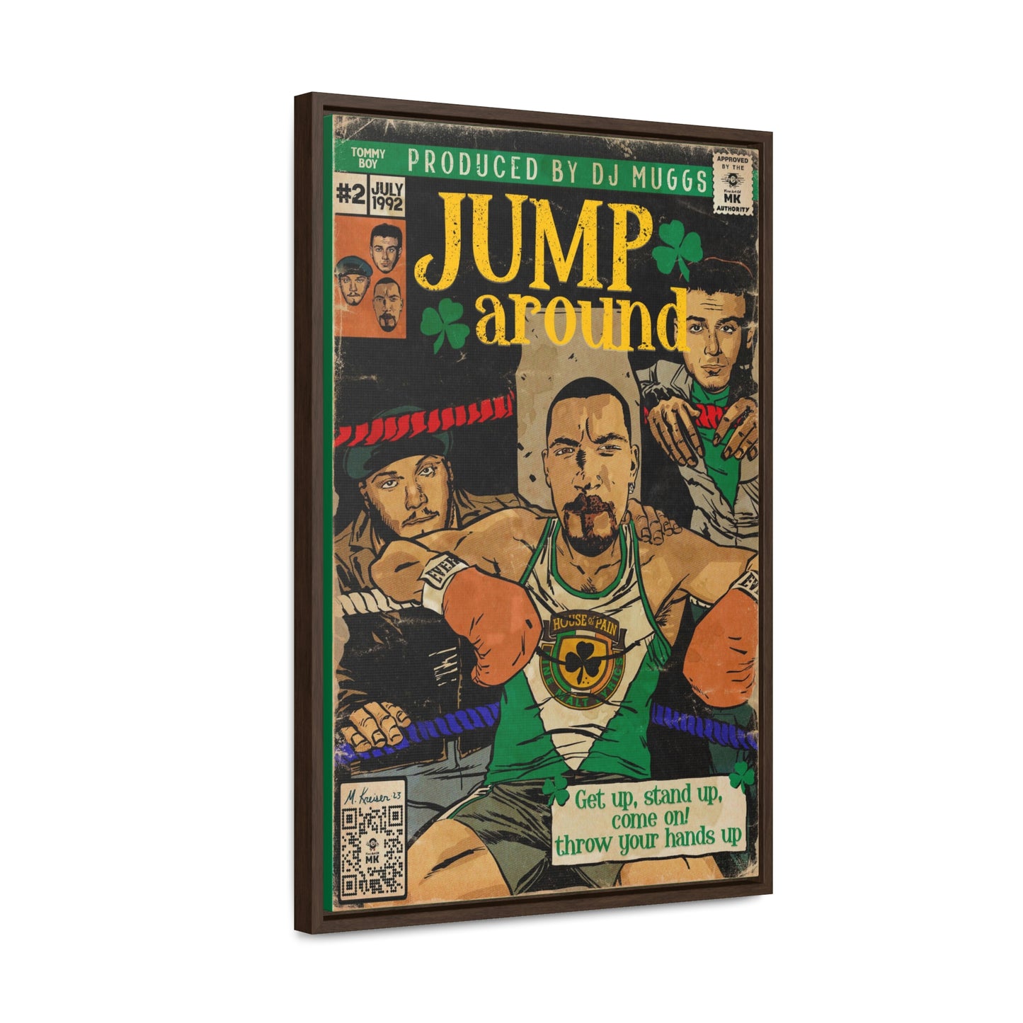 House of Pain - Jump Around - Gallery Canvas Wraps, Vertical Frame