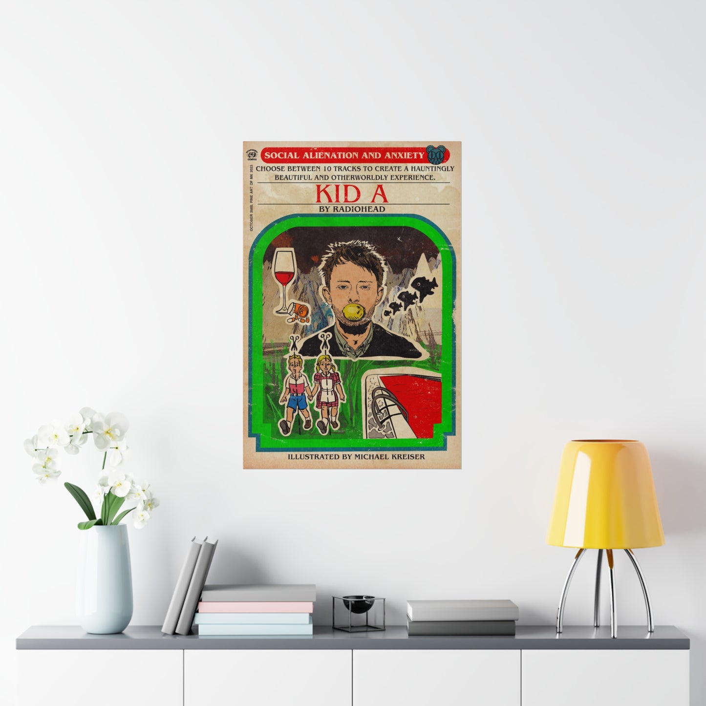 Kid A - Vertical Matte Posters