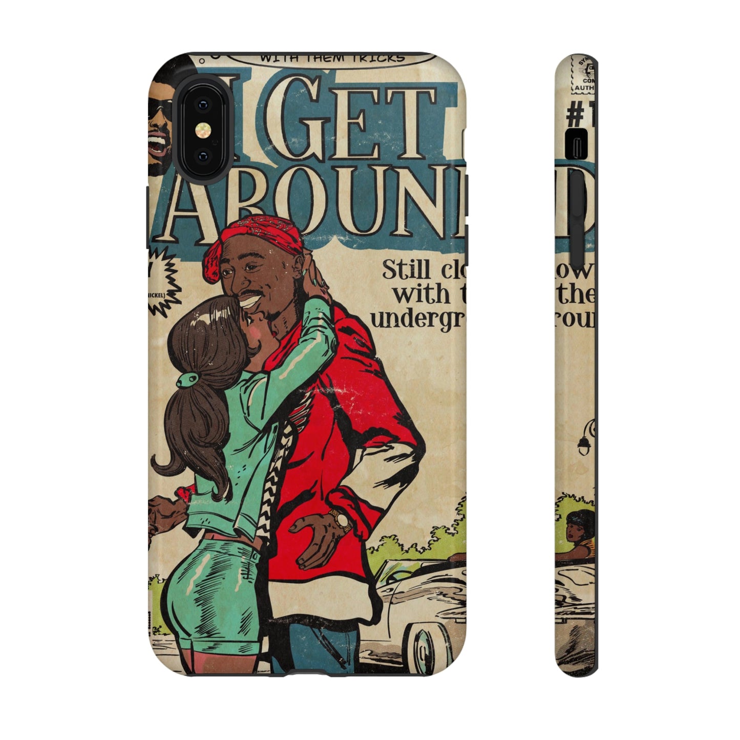 2Pac - I Get Around - Tupac - Tough Phone Cases