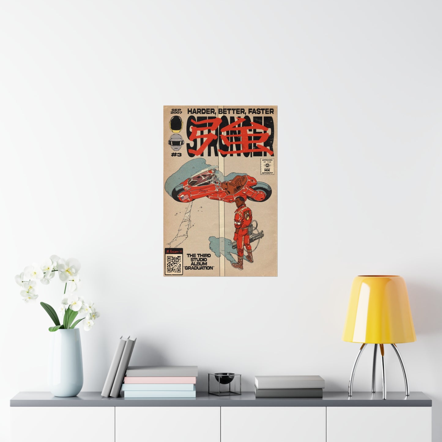 Kanye West- Stronger - Akira - Vertical Matte Poster