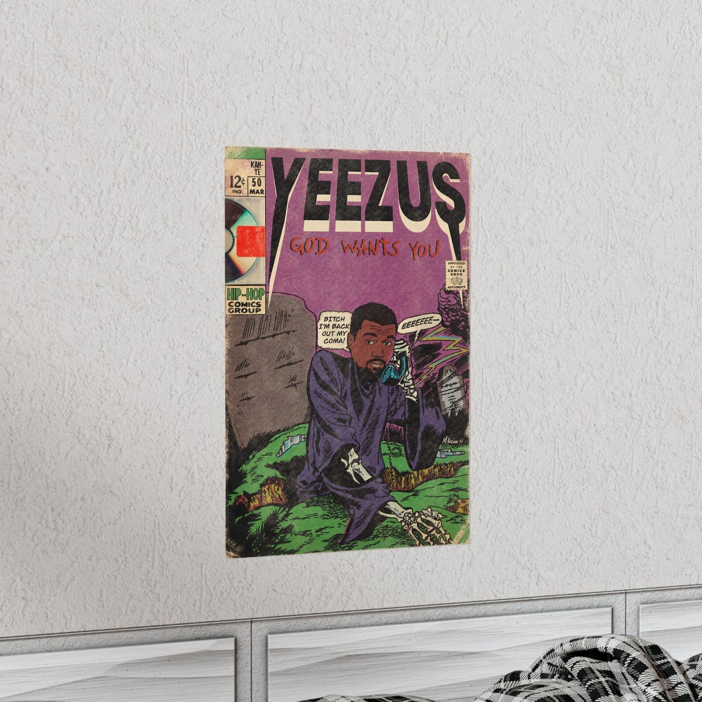 Kanye West - Yeezus - Vertical Matte Poster