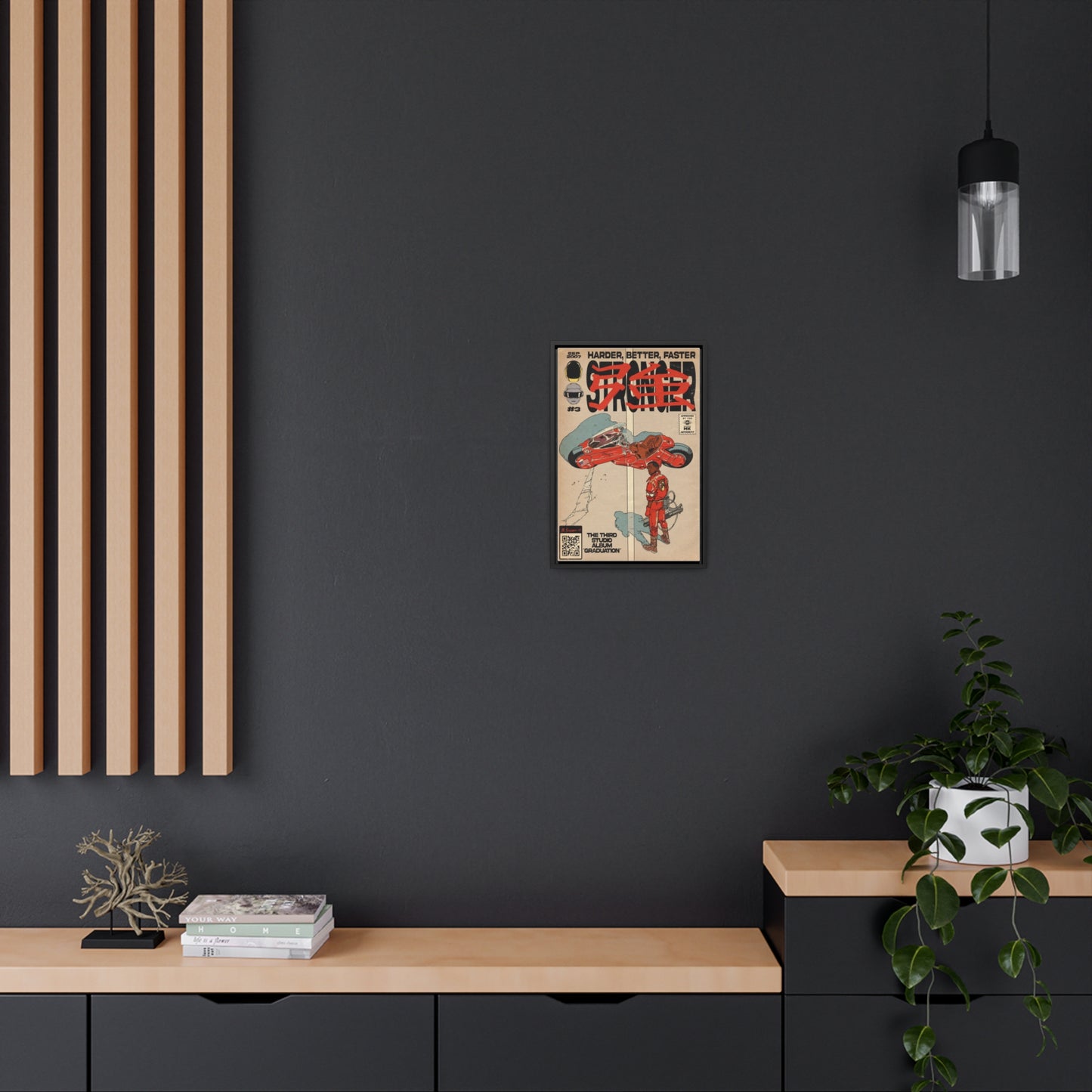 Kanye West - Stronger - Gallery Canvas Wraps, Vertical Frame