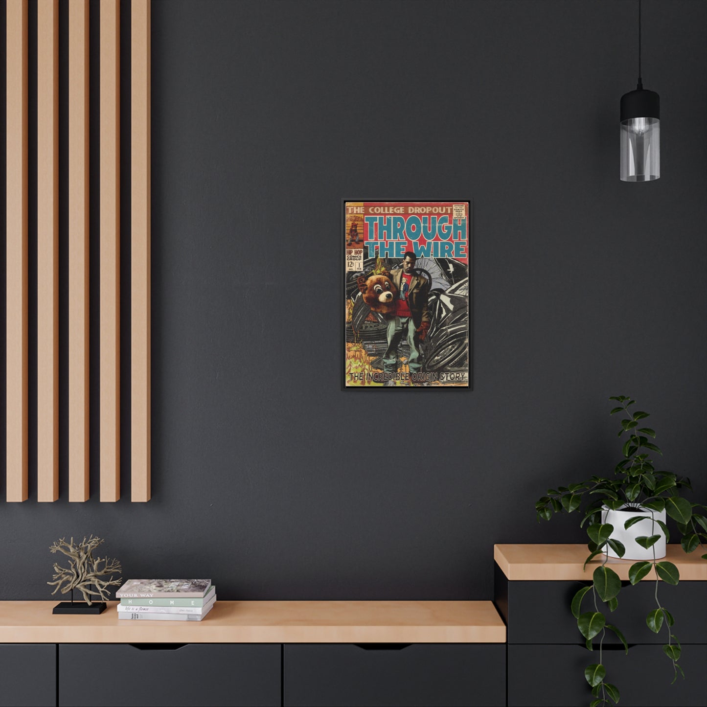 Kanye West - Through the Wire - Gallery Canvas Wraps, Vertical Frame