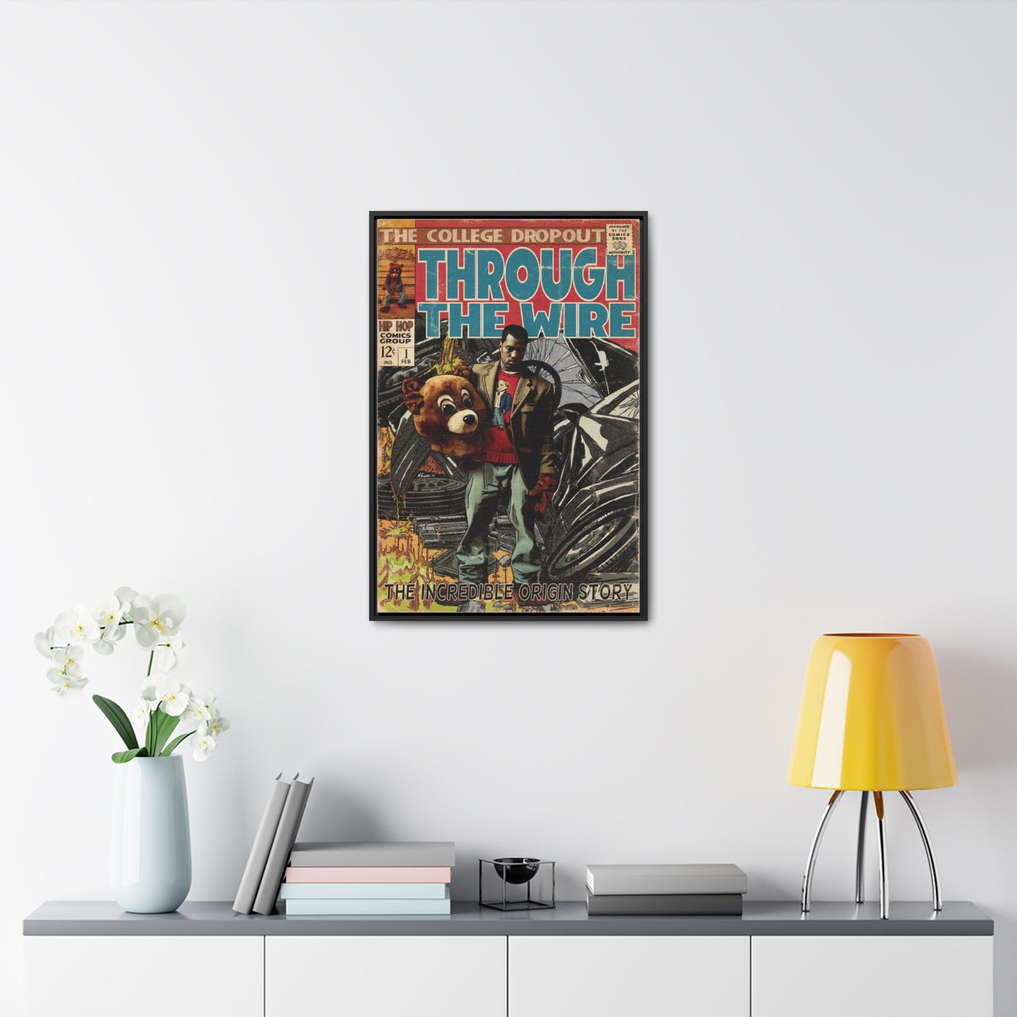 Kanye West - Through the Wire - Gallery Canvas Wraps, Vertical Frame