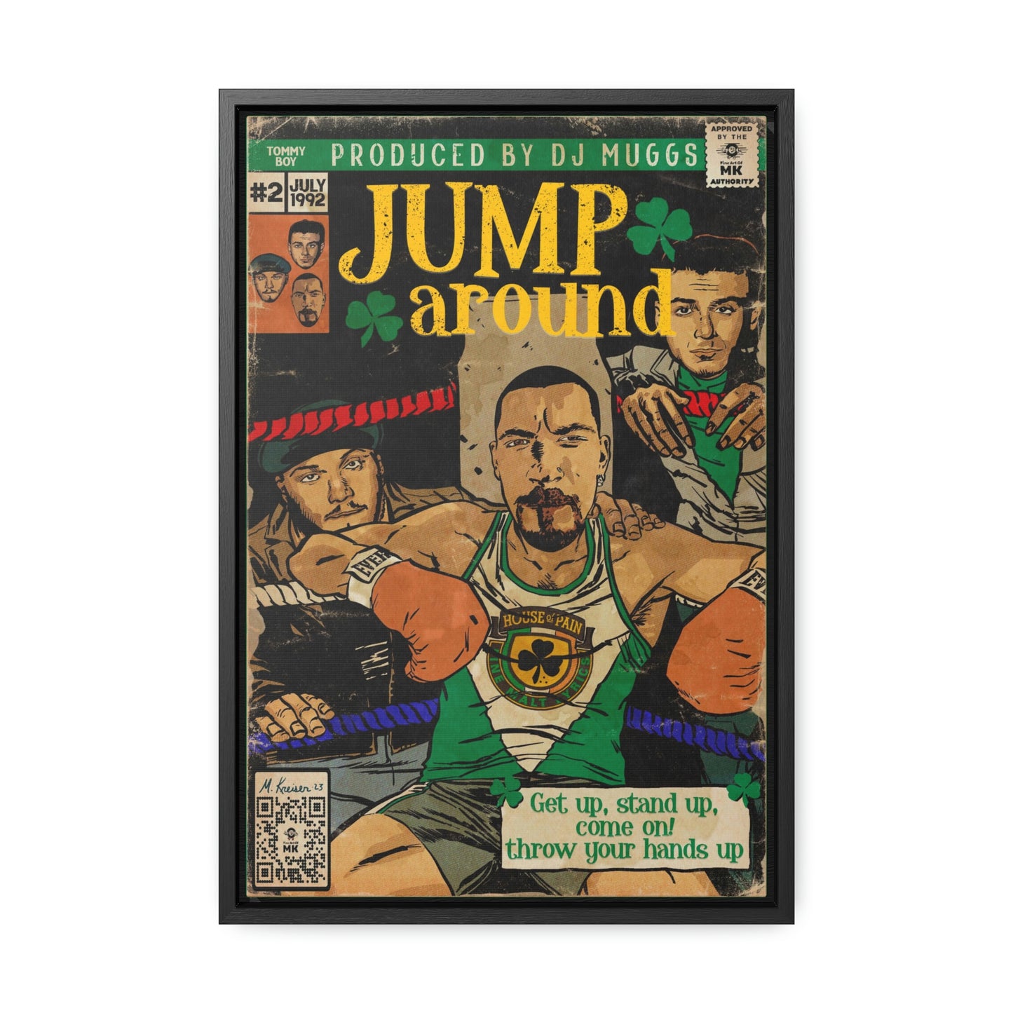 House of Pain - Jump Around - Gallery Canvas Wraps, Vertical Frame
