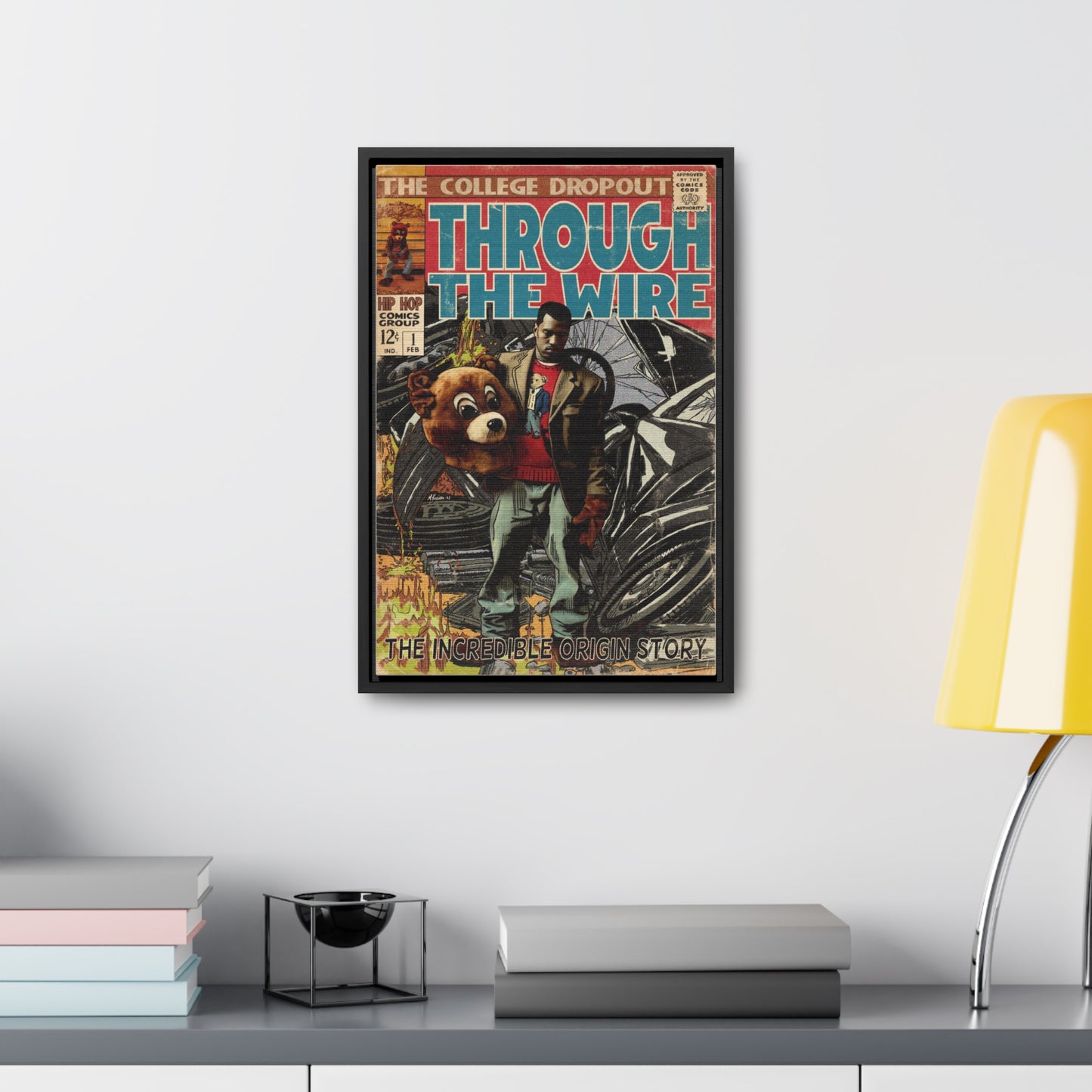 Kanye West - Through the Wire - Gallery Canvas Wraps, Vertical Frame
