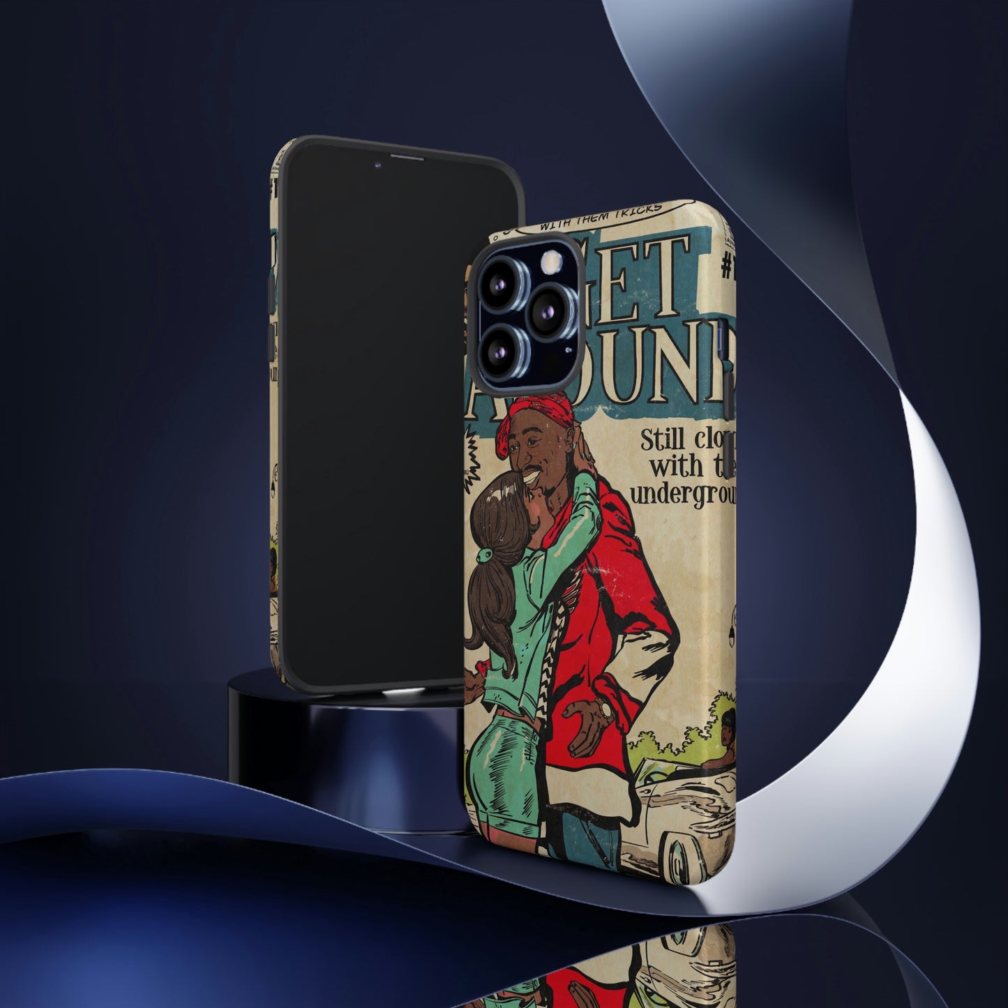 2Pac - I Get Around - Tupac - Tough Phone Cases