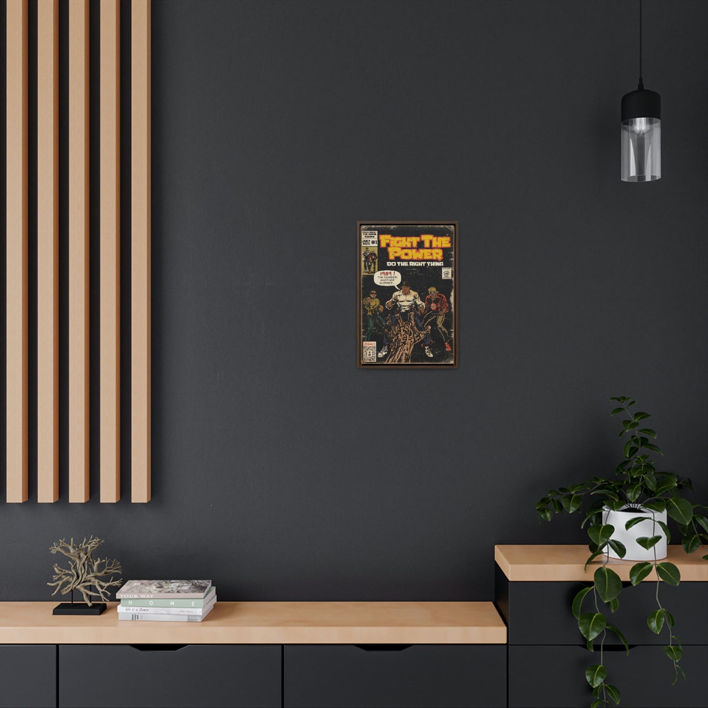 Public Enemy - Fight The Power - Gallery Canvas Wraps, Vertical Frame