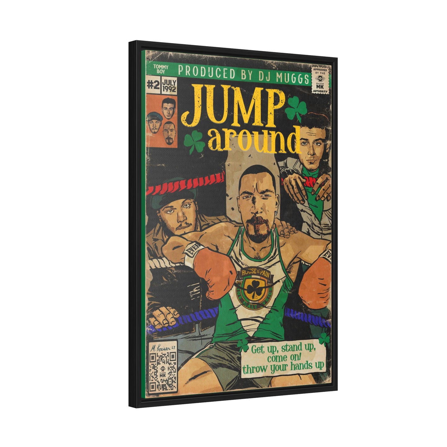 House of Pain - Jump Around - Gallery Canvas Wraps, Vertical Frame