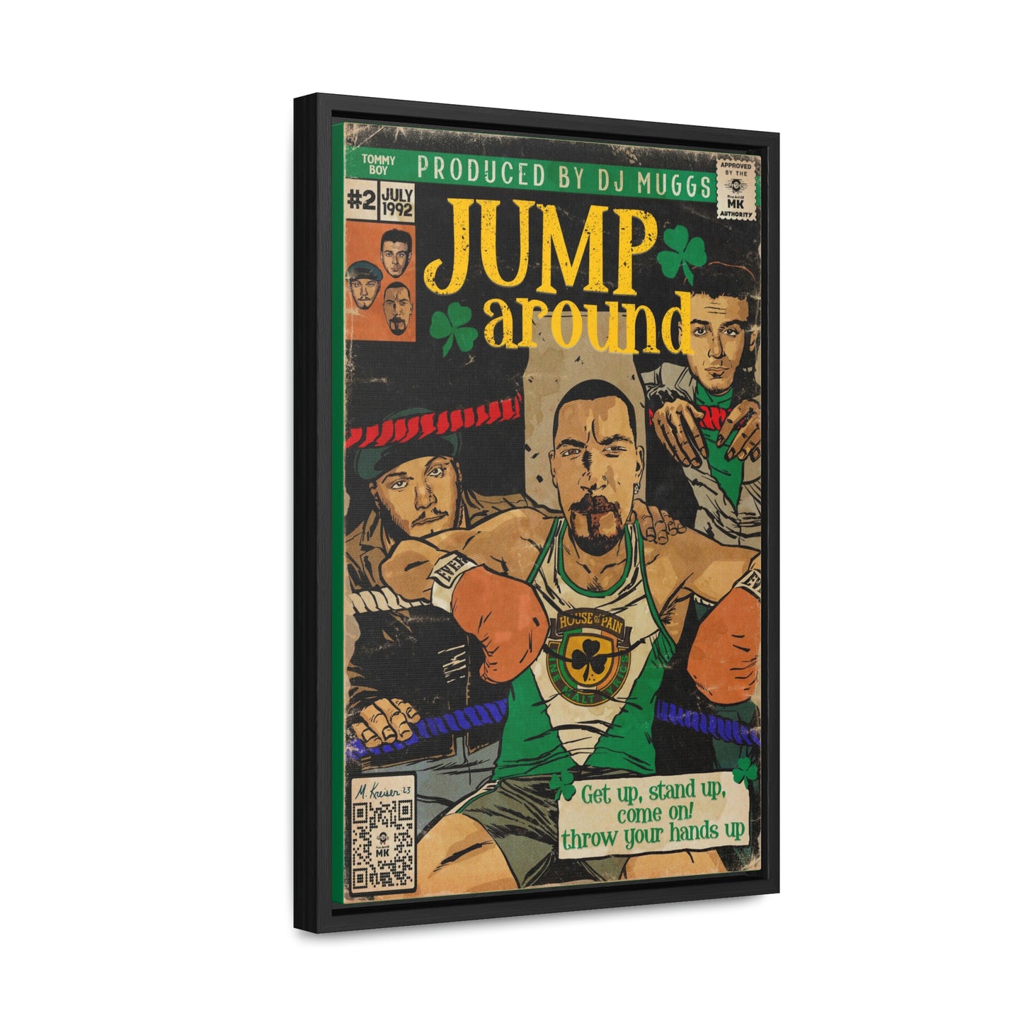 House of Pain - Jump Around - Gallery Canvas Wraps, Vertical Frame