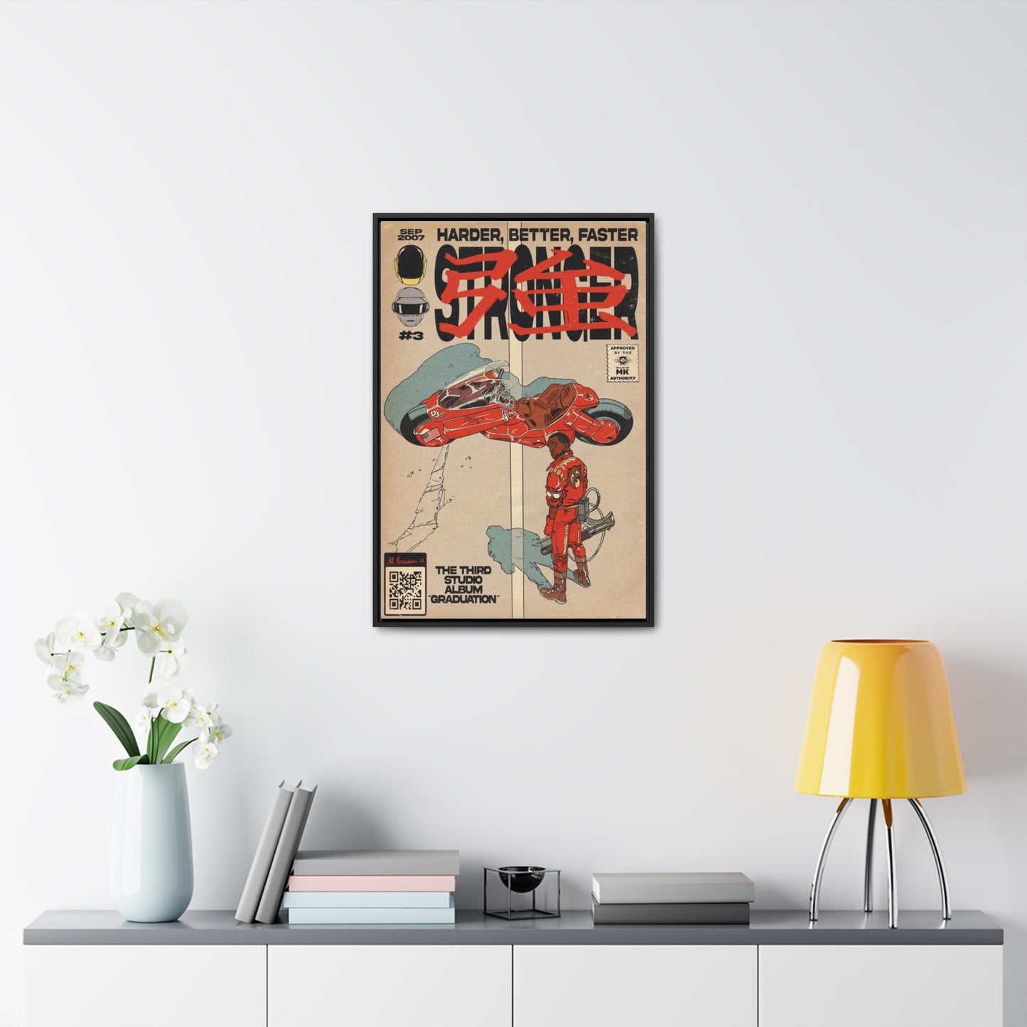 Kanye West - Stronger - Gallery Canvas Wraps, Vertical Frame