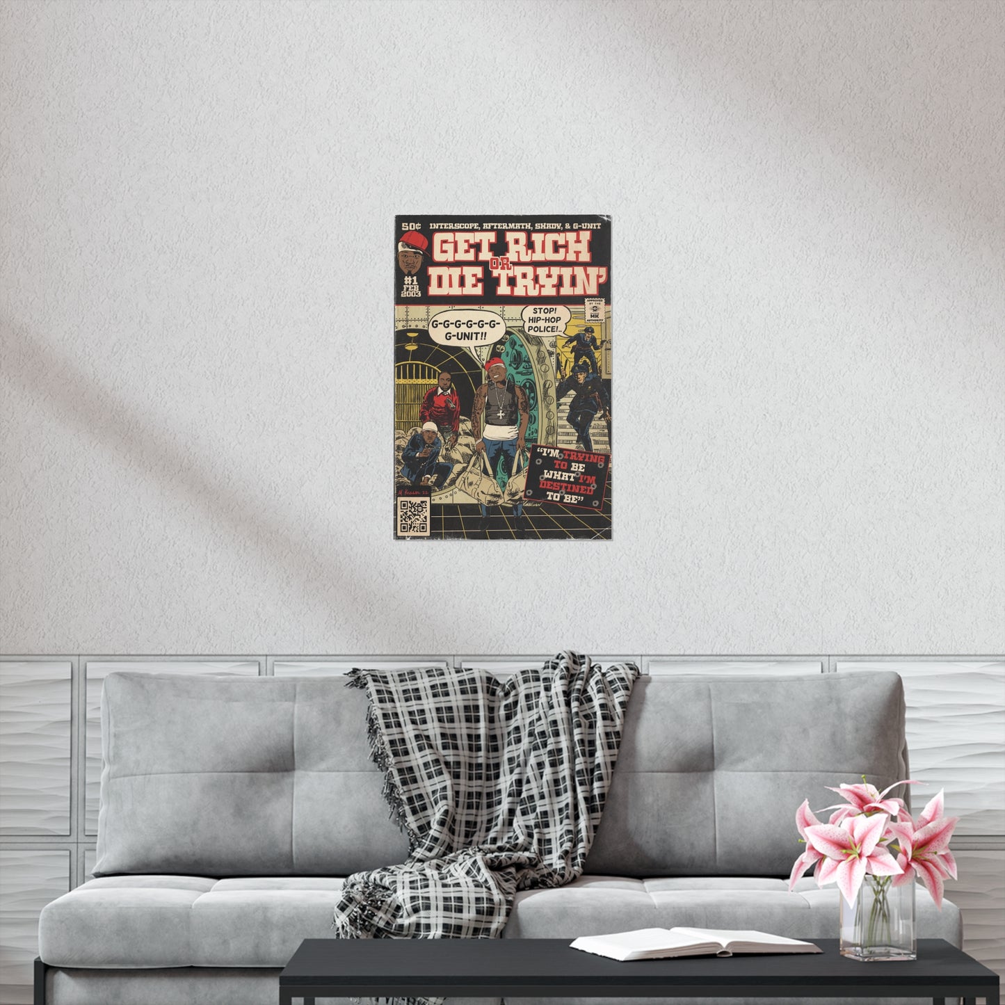 Get Rich Or Die Tryin’ - G-Unit - Vertical Matte Poster