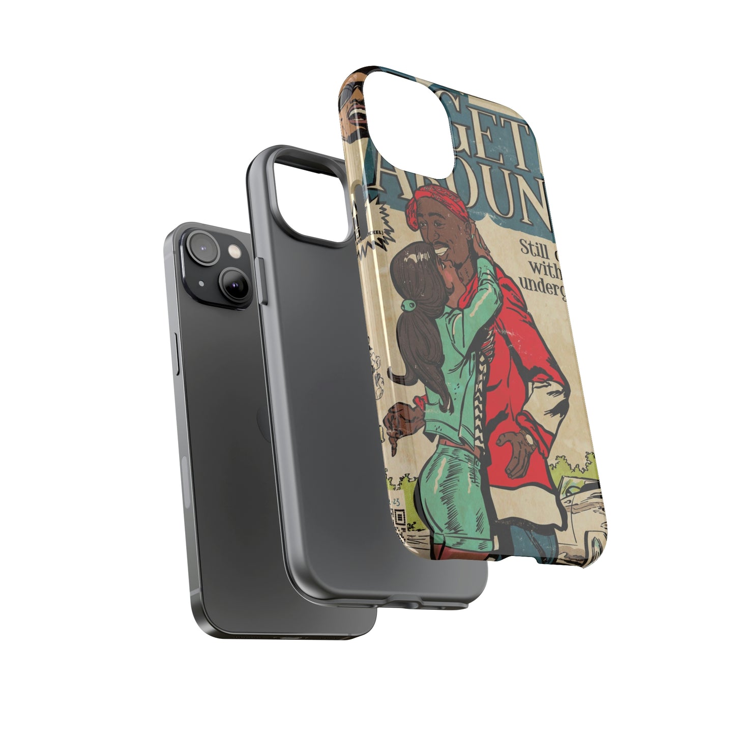 2Pac - I Get Around - Tupac - Tough Phone Cases