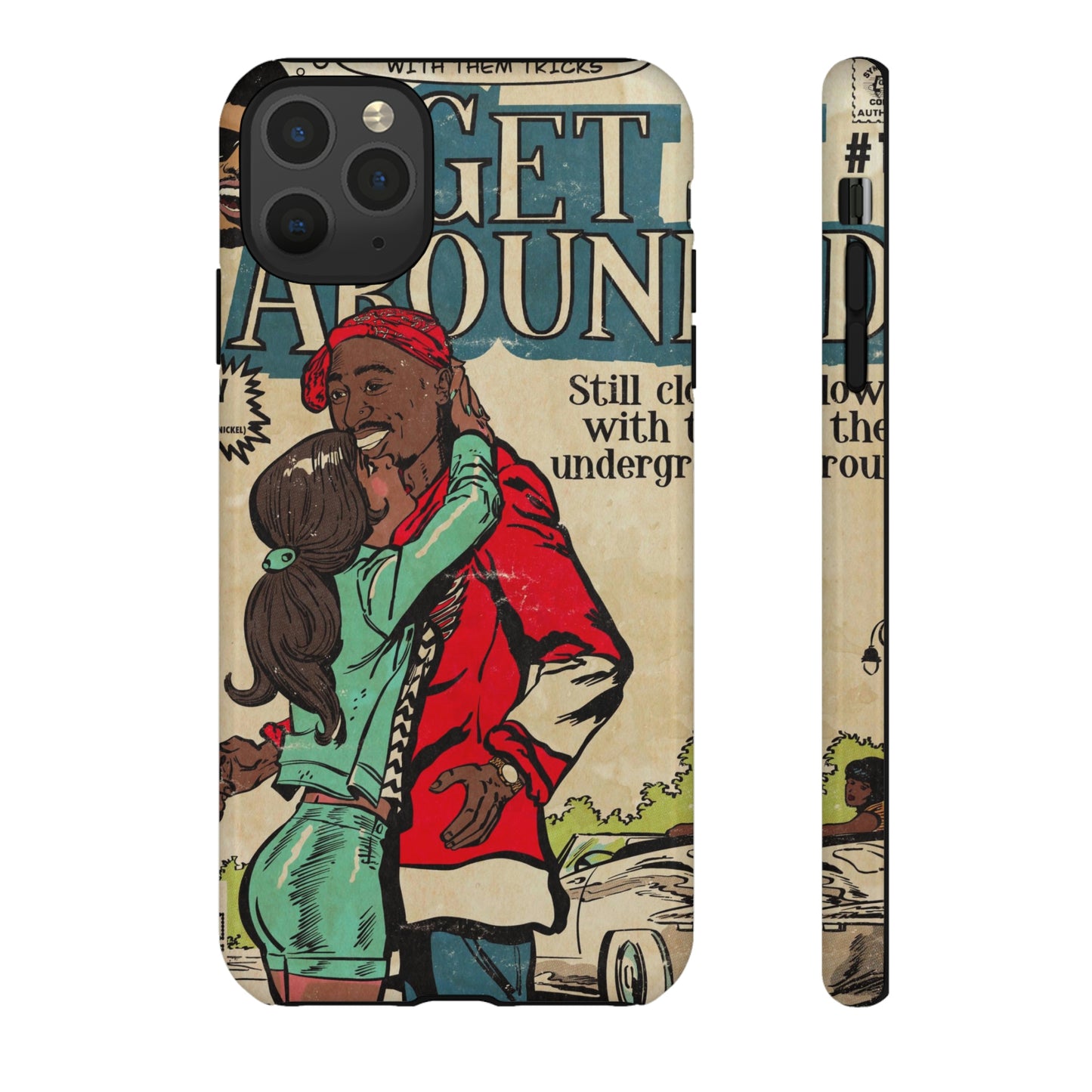 2Pac - I Get Around - Tupac - Tough Phone Cases