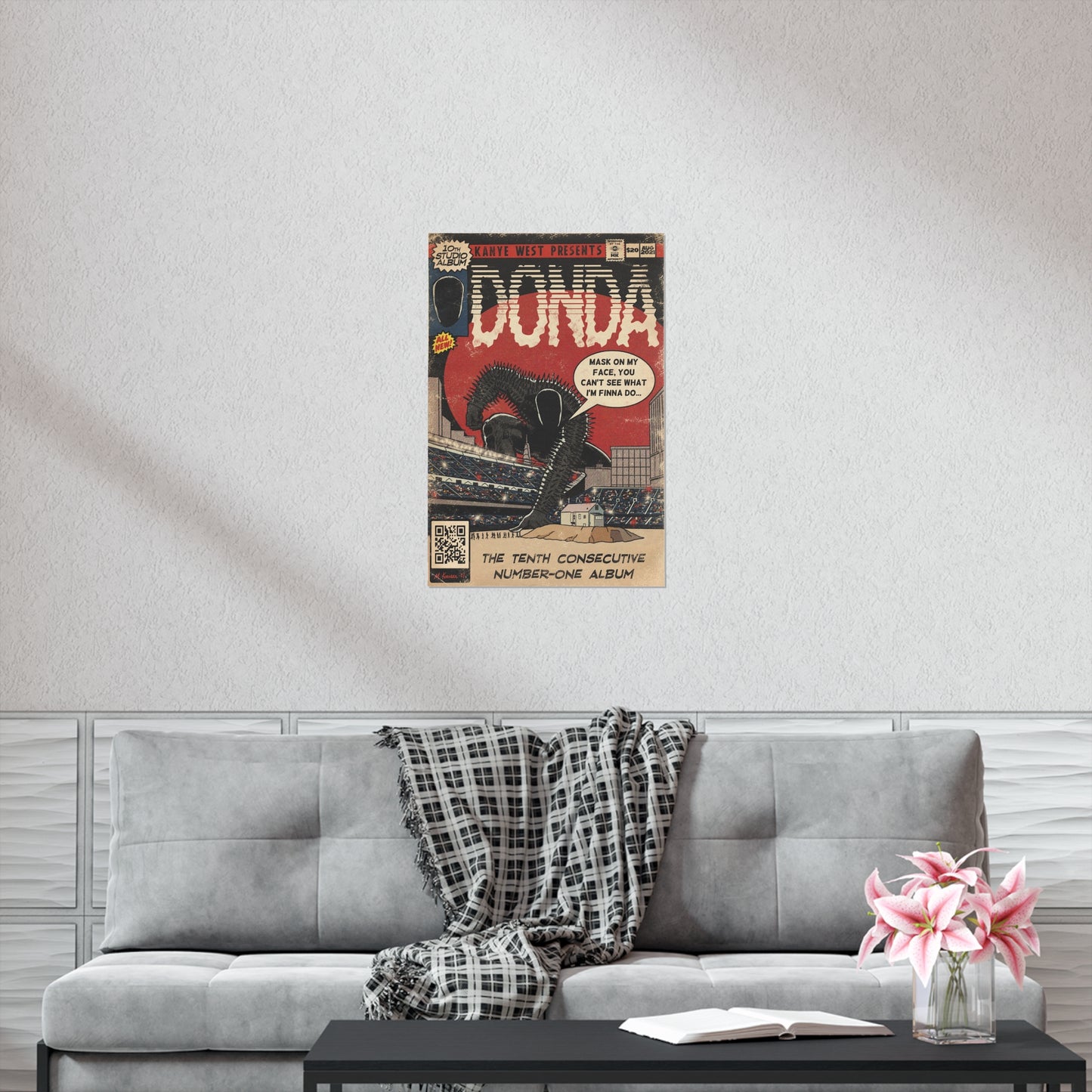 Kanye West - DONDA - Vertical Matte Poster