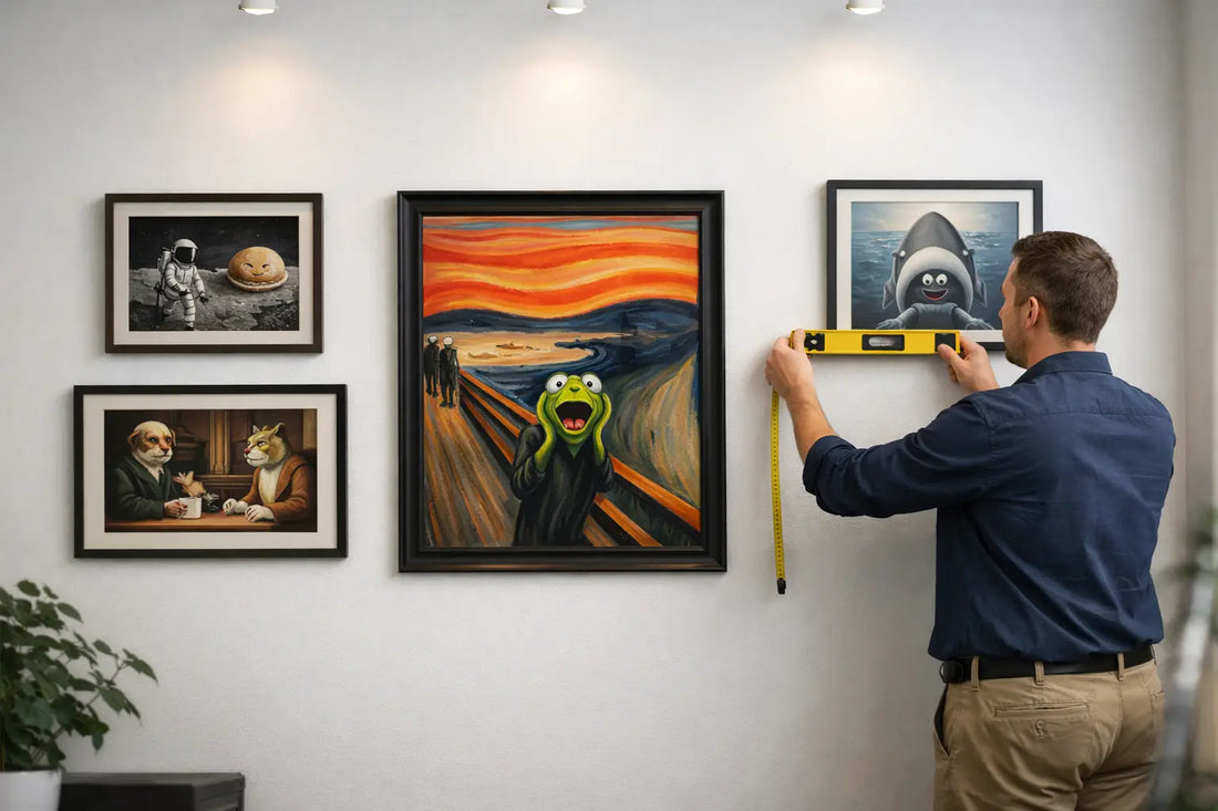 How to Display Parody Artwork Without Overdoing It