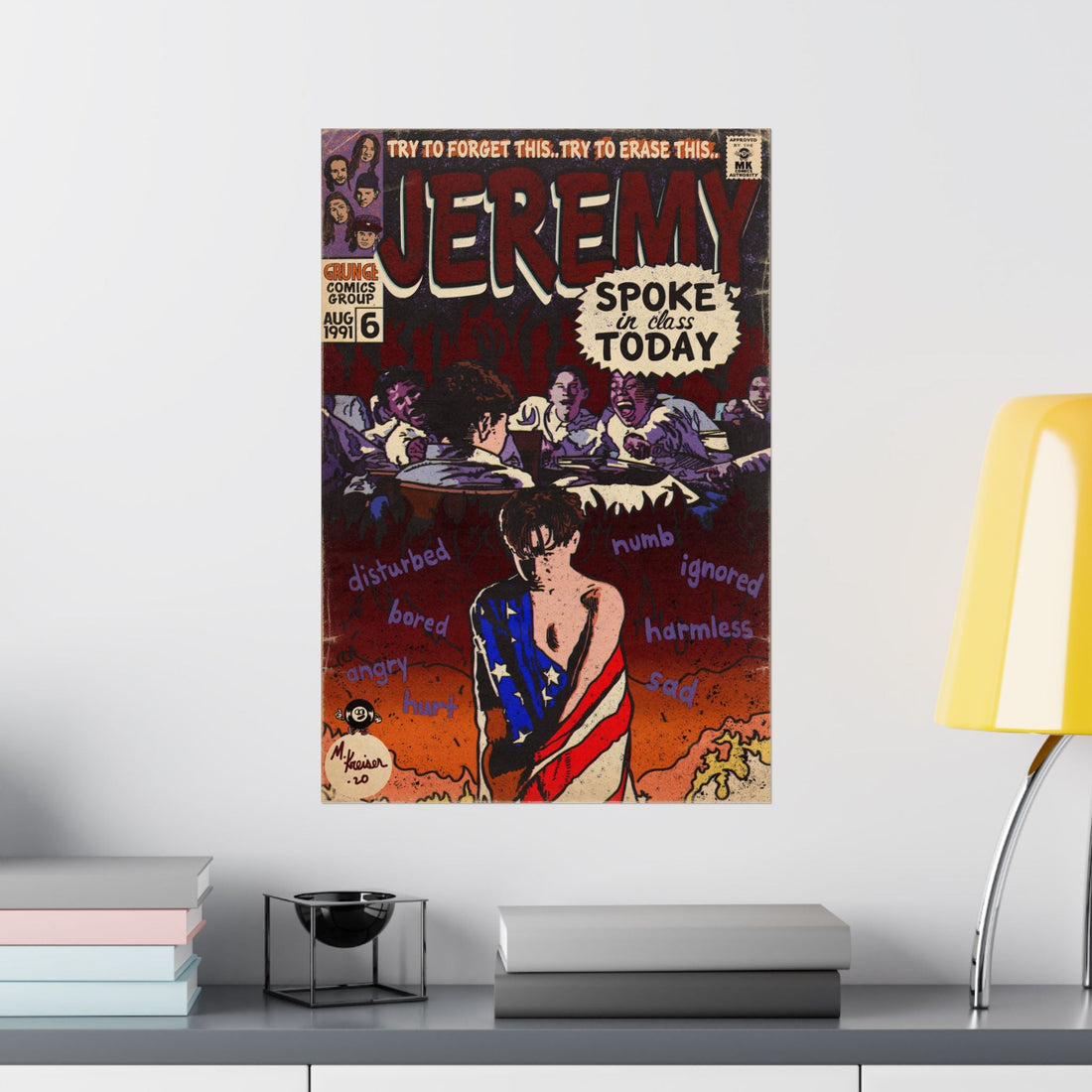 Pearl Jam - Jeremy - Fine Art Print/Poster - MK Comics Parody Art