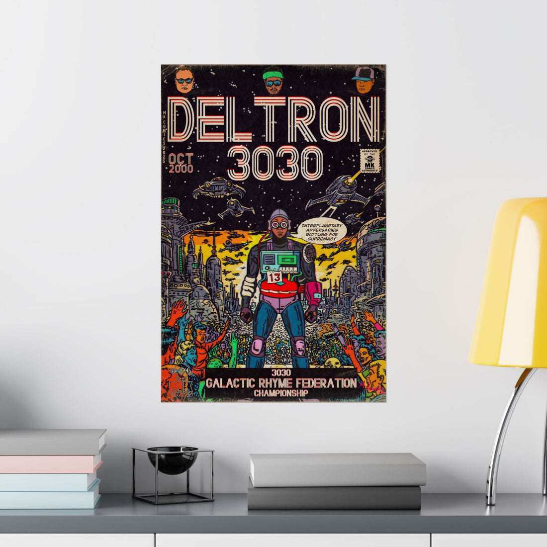 Deltron 3030 - Fine Art Print/Poster - MK Comics Parody Art - Fine Art of MK