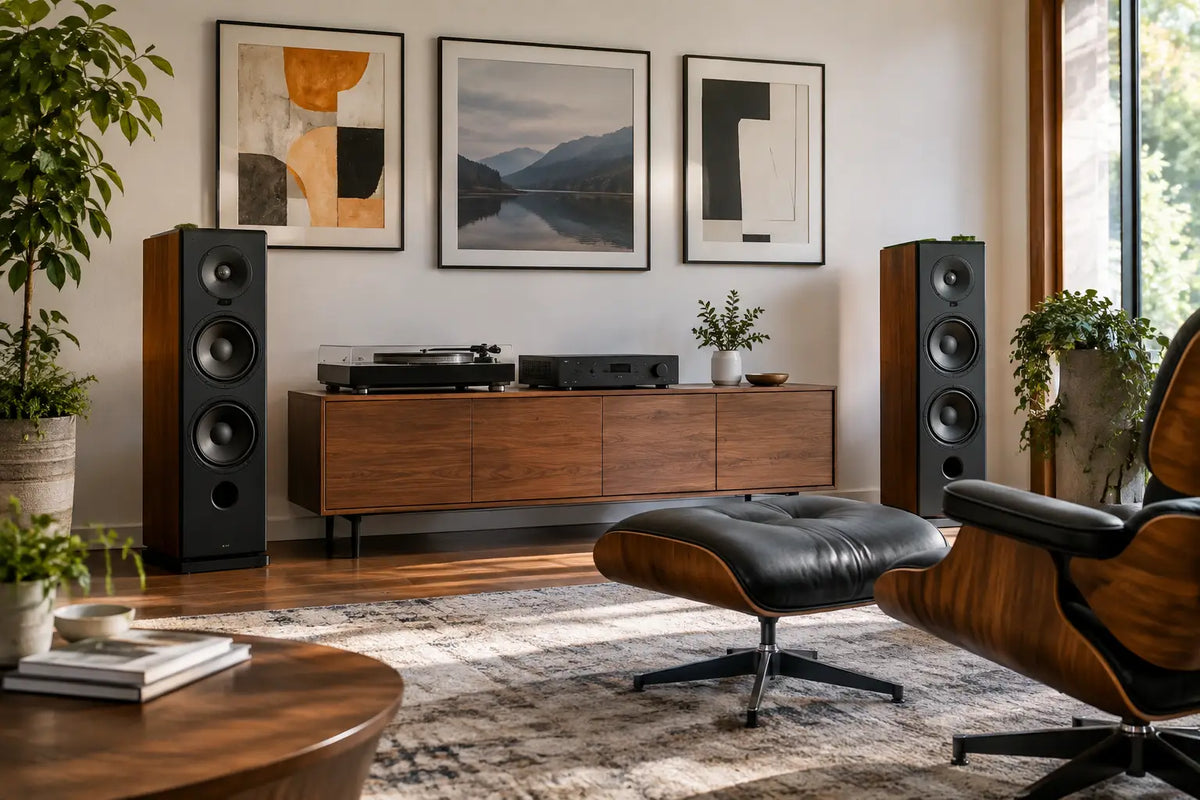 How to Style an Audiophile Room With Art