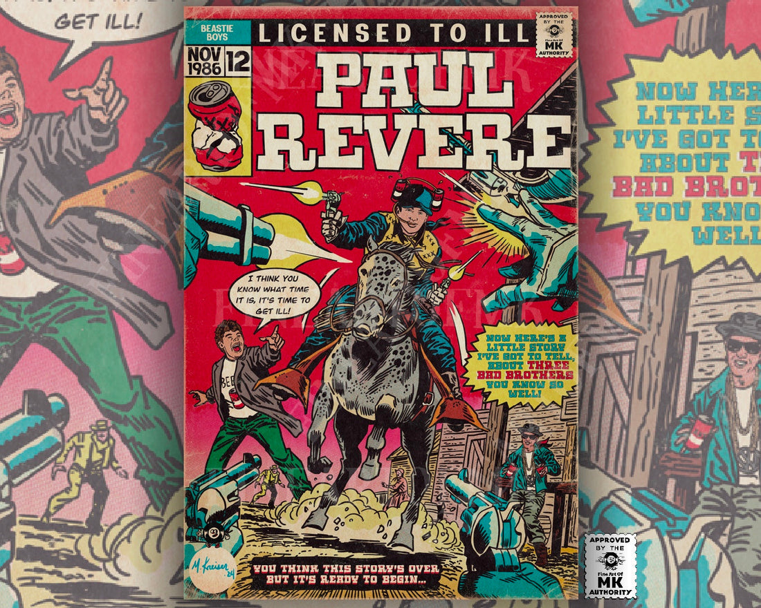 Beastie Boys - Paul Revere - MK Comics Parody Art - Fine Art of MK