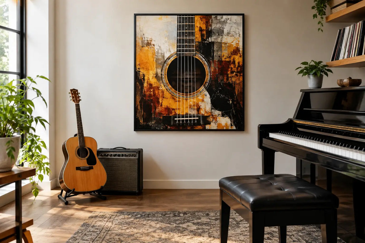 Music Room Artwork That Sets the Right Tone