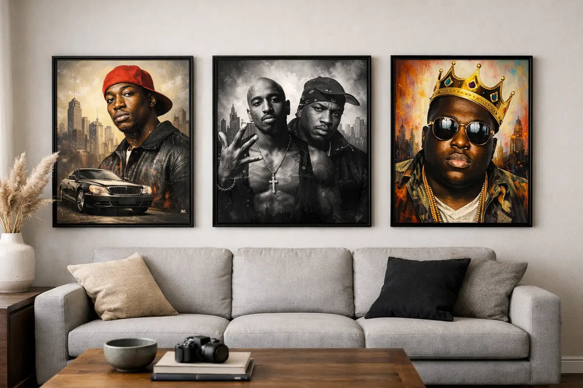 90s Rap Wall Decor That Looks Like Real Art