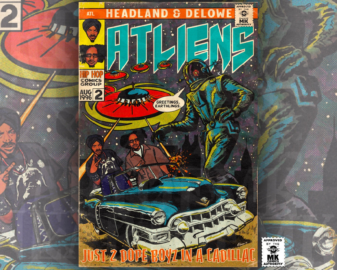 Outkast ATLiens MK Comics Parody Art