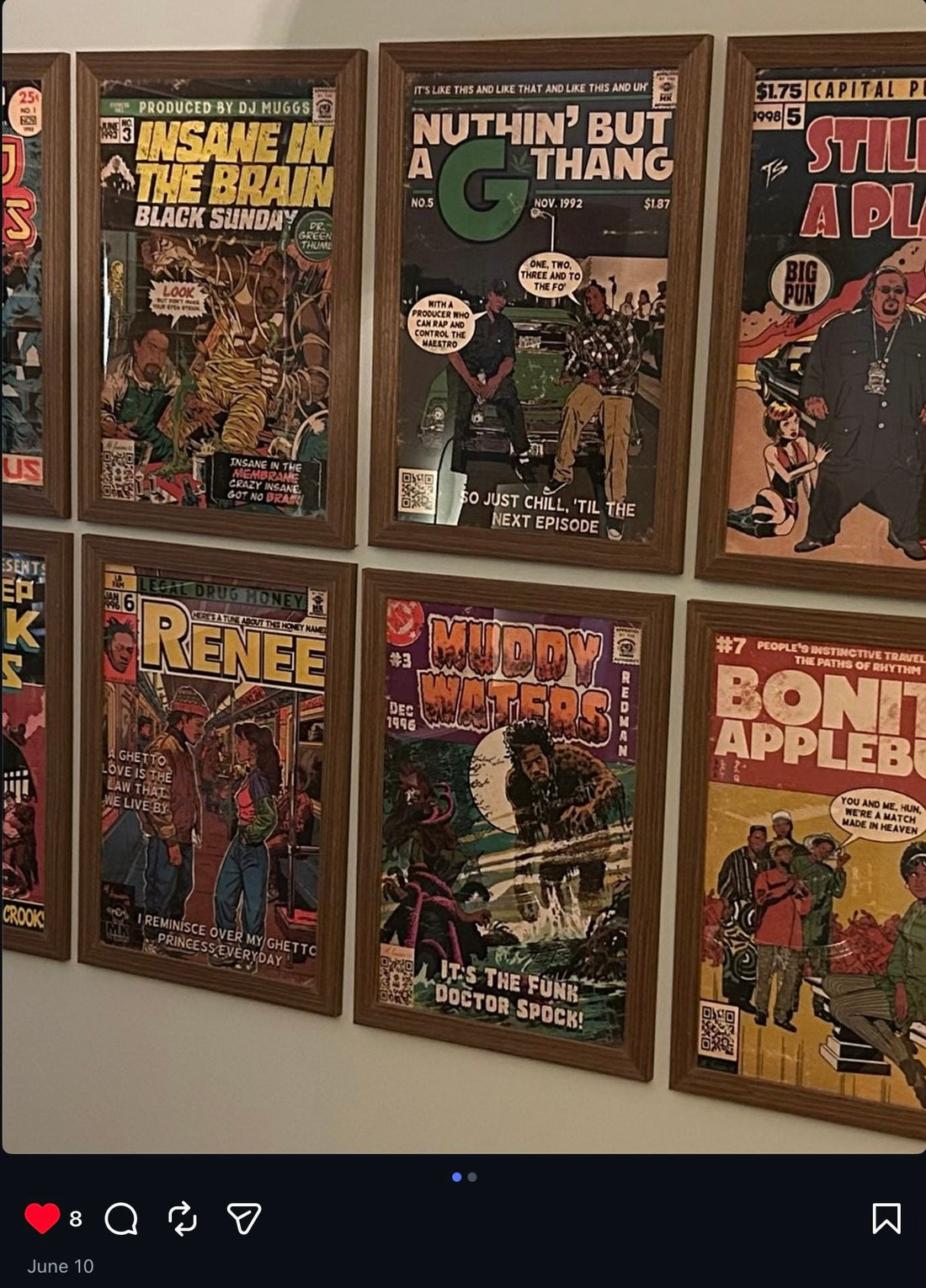 Collection of Fine art of MK MK Comics Prints shared by customer