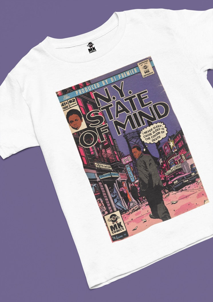 Nas - NY State of Mind - MK Comics Parody Art