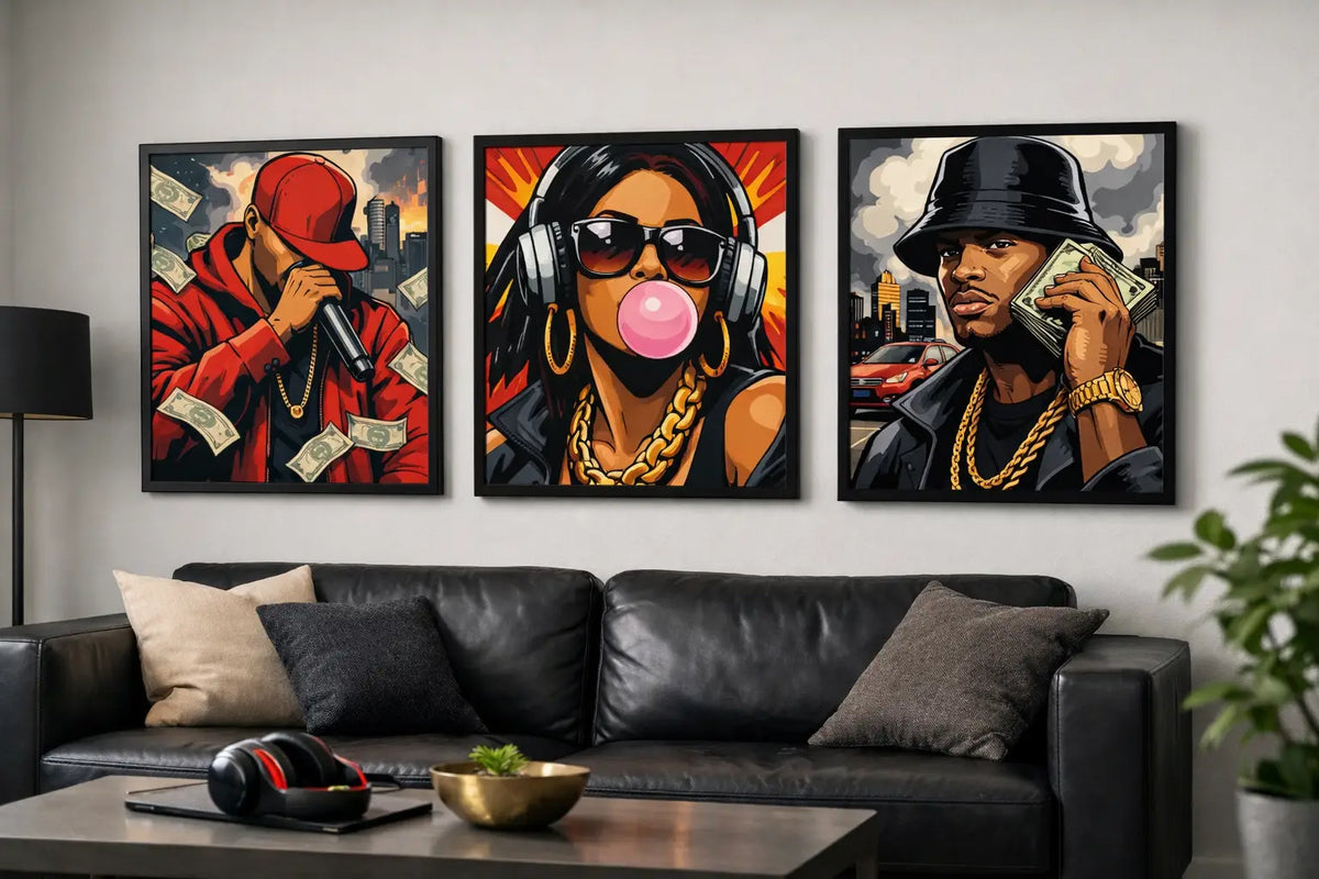 Best Hip Hop Comic Wall Art for Bold Spaces
