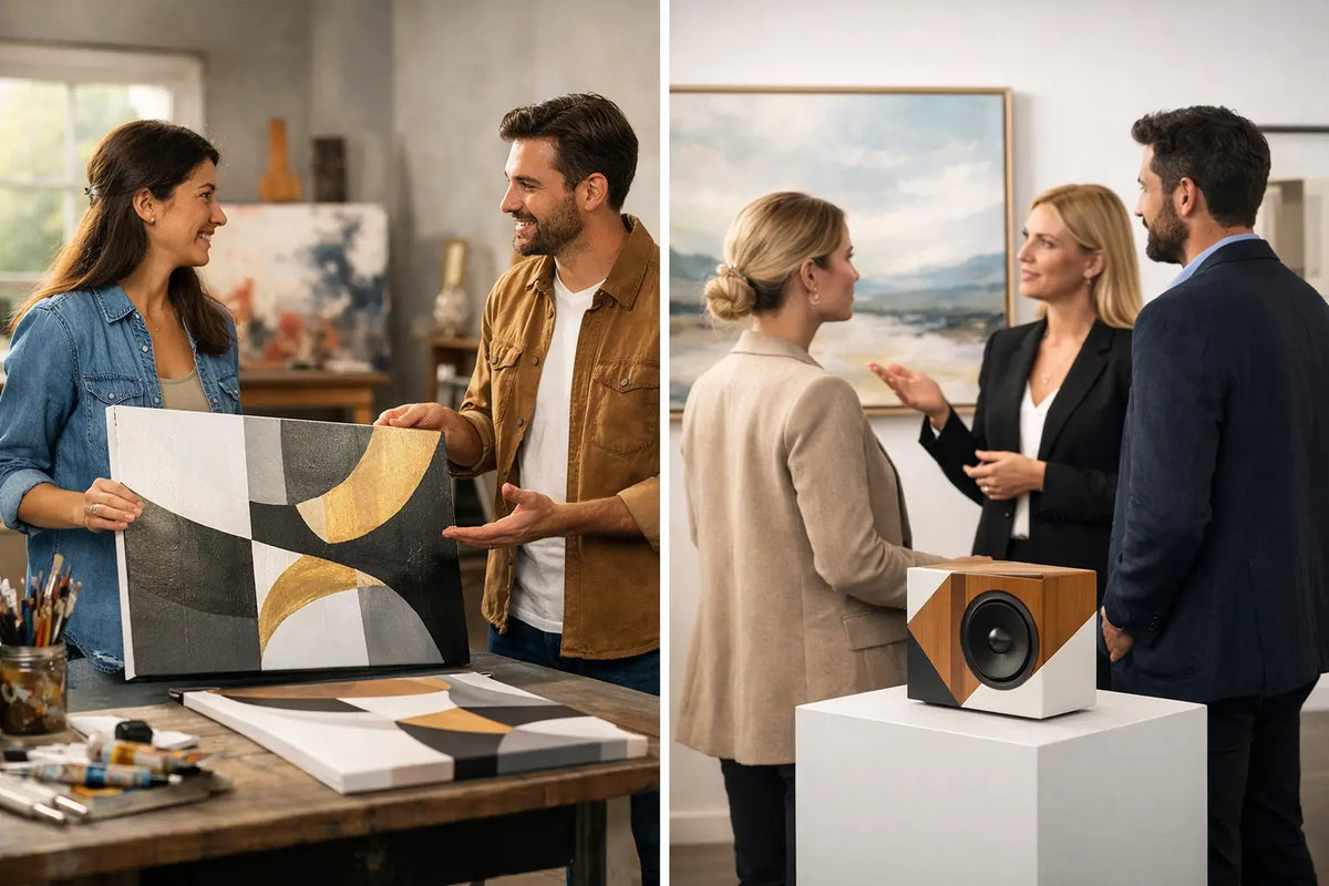 Artist Direct vs Gallery Art Buying Explained